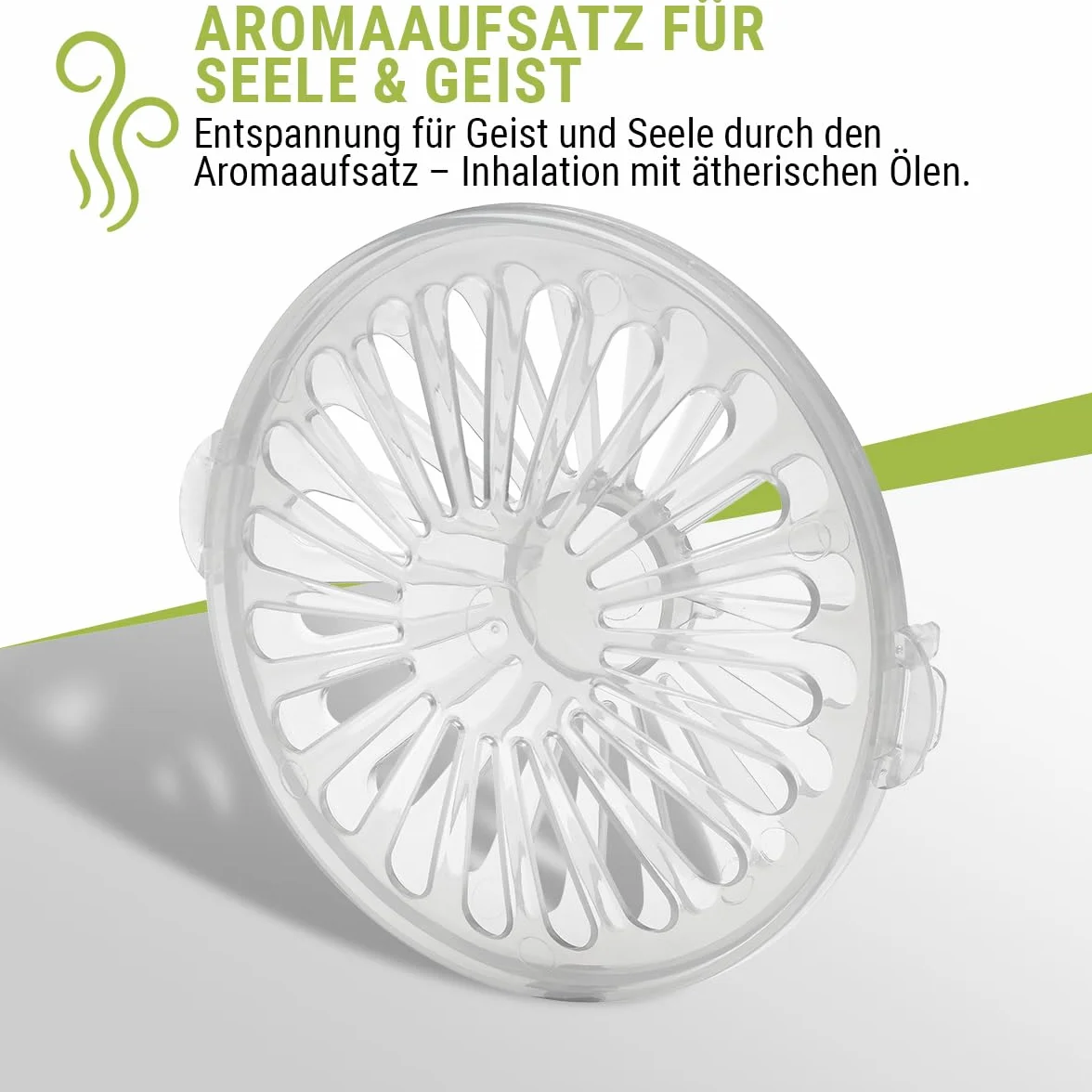 Clatronic GS 3656 Sauna do Twarzy z Inhalatorem i Nasadką Aromatyczną, Biały