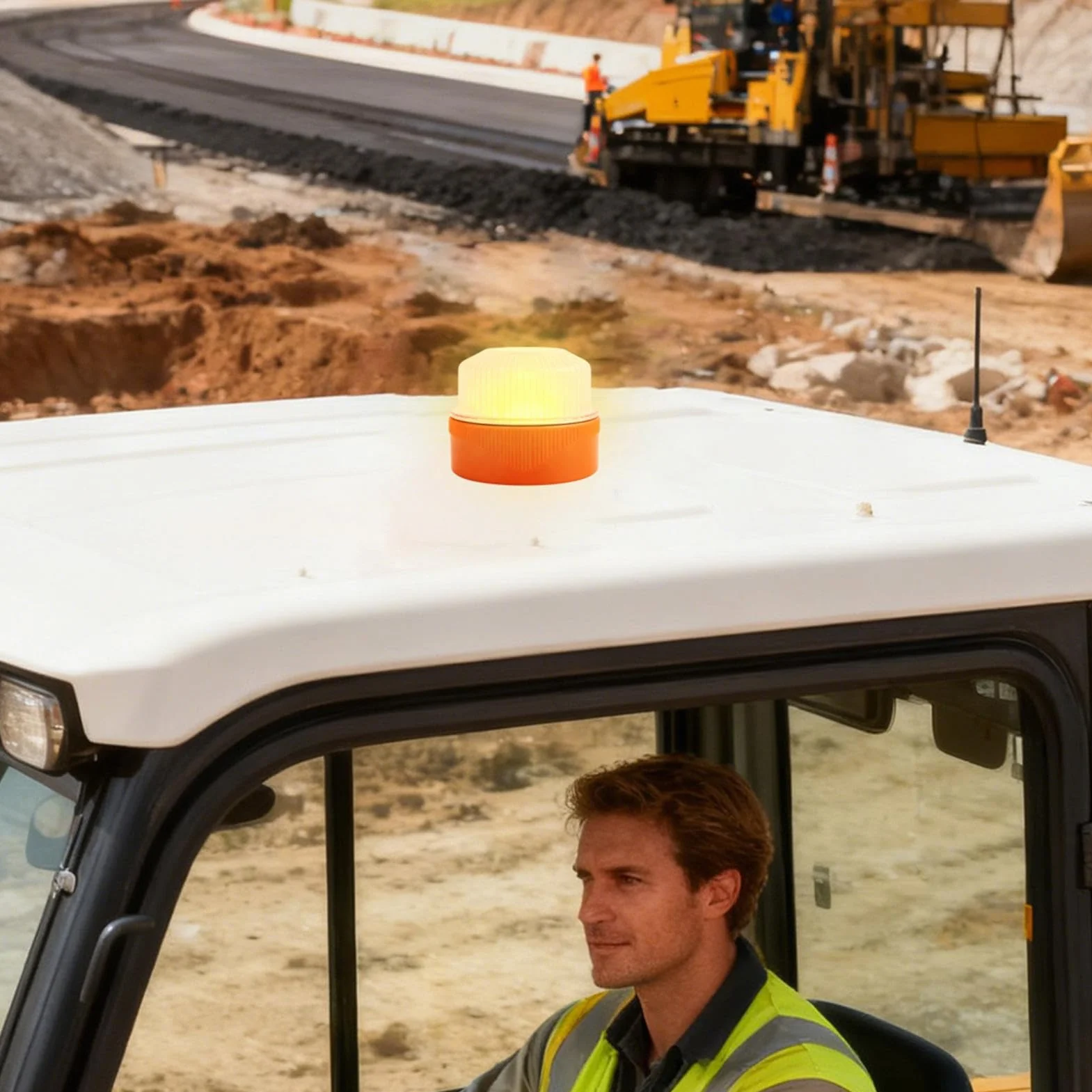 Światła Stroboskopowe LED,LED Magnetyczne Akcesoria Samochodowe Z Podwójnym Trybem I Baterią - Lampa Ostrzegawcza Samochodowa - dla Holowania Motocykla Przyczepy Kampera Pługu Śnieżnego Łodzi