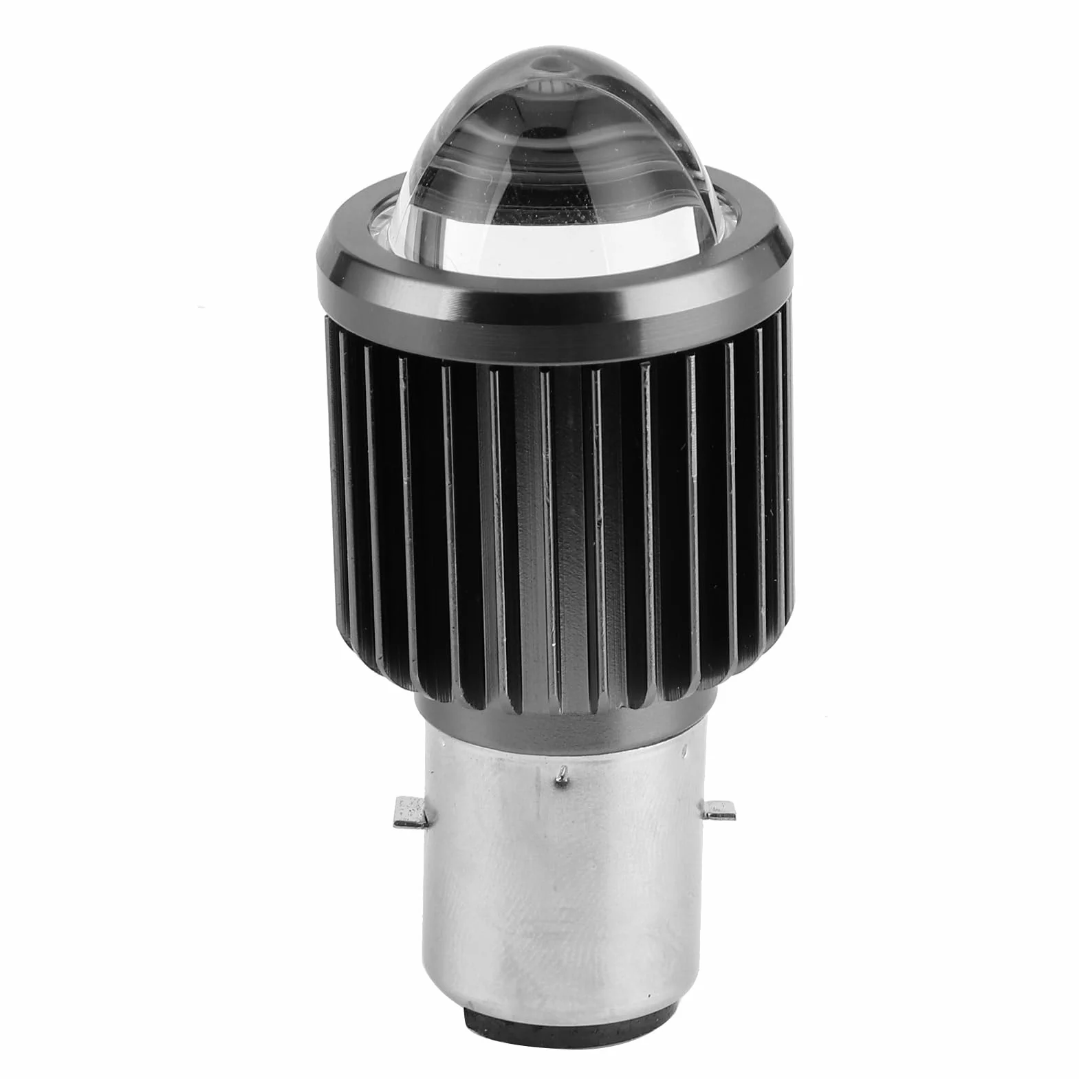 Tbest BA20D LED Reflektor 3500lm 6000K Białe światło Reflektory Motocyklowe o Wysokiej Jasności z powłoką ze Stopu Aluminium dla Większości Motocykli
