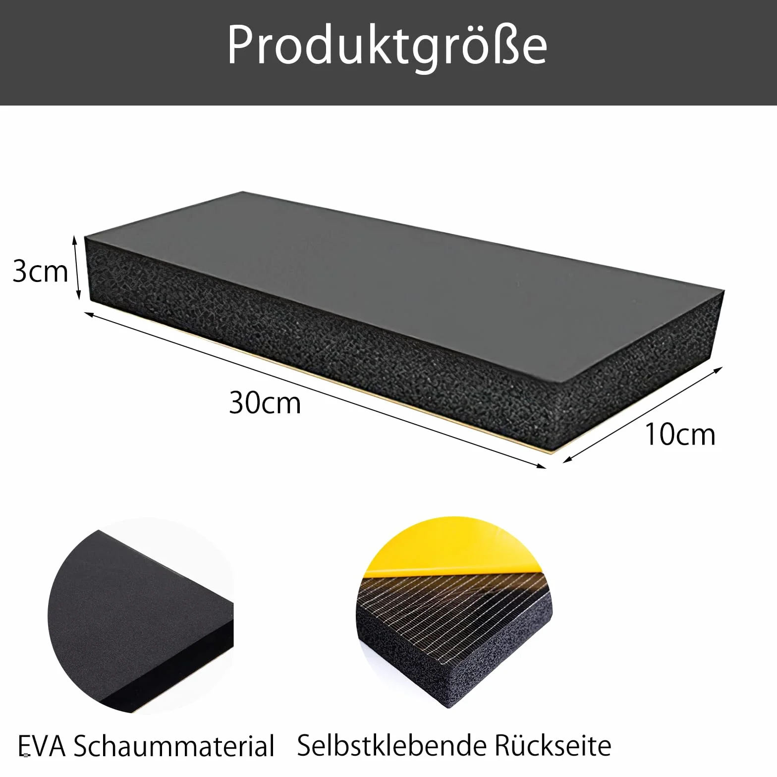 Zestaw 4 samoprzylepnych osłon ściennych z pianki 3 cm ochrona krawędzi ściany