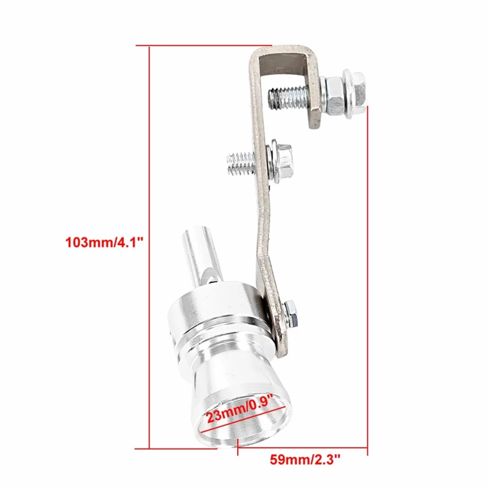Car Exhaust Insert Whistler Auto Turbo BOV Whistle Sound Catback Schalldämpfer Auspuffrohrspitze Zubehör