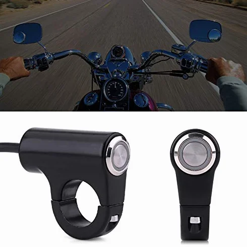 Włącznik kierownicy motocykla, przełącznik na kierownicę, przełącznik wł./wył., automatyczny przycisk cofania (model A), pasuje do motocykli z kierownicą 22 mm