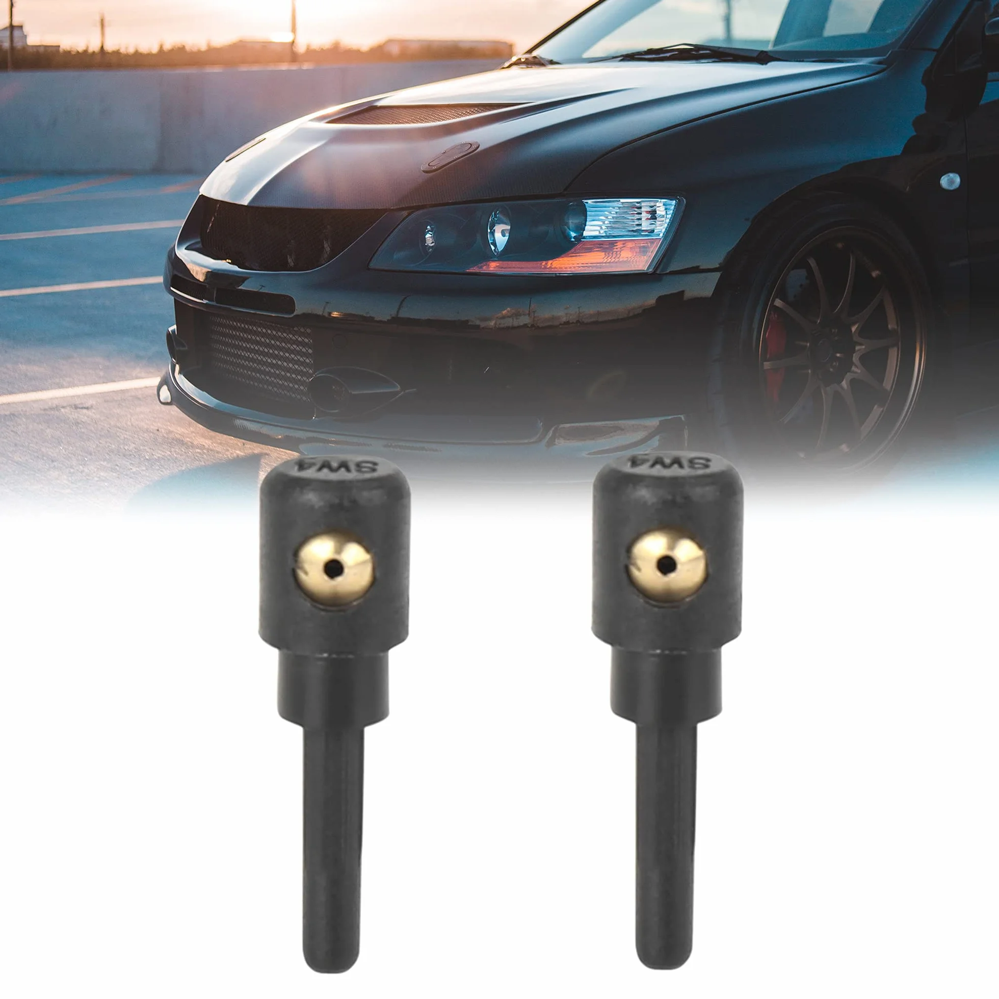 X AUTOHAUX 2 szt. 3B9955985A dysza spryskiwacza do tylnej szyby, dysza natryskowa 1 otwór do samochodu VW do Audi, Skoda do Seat