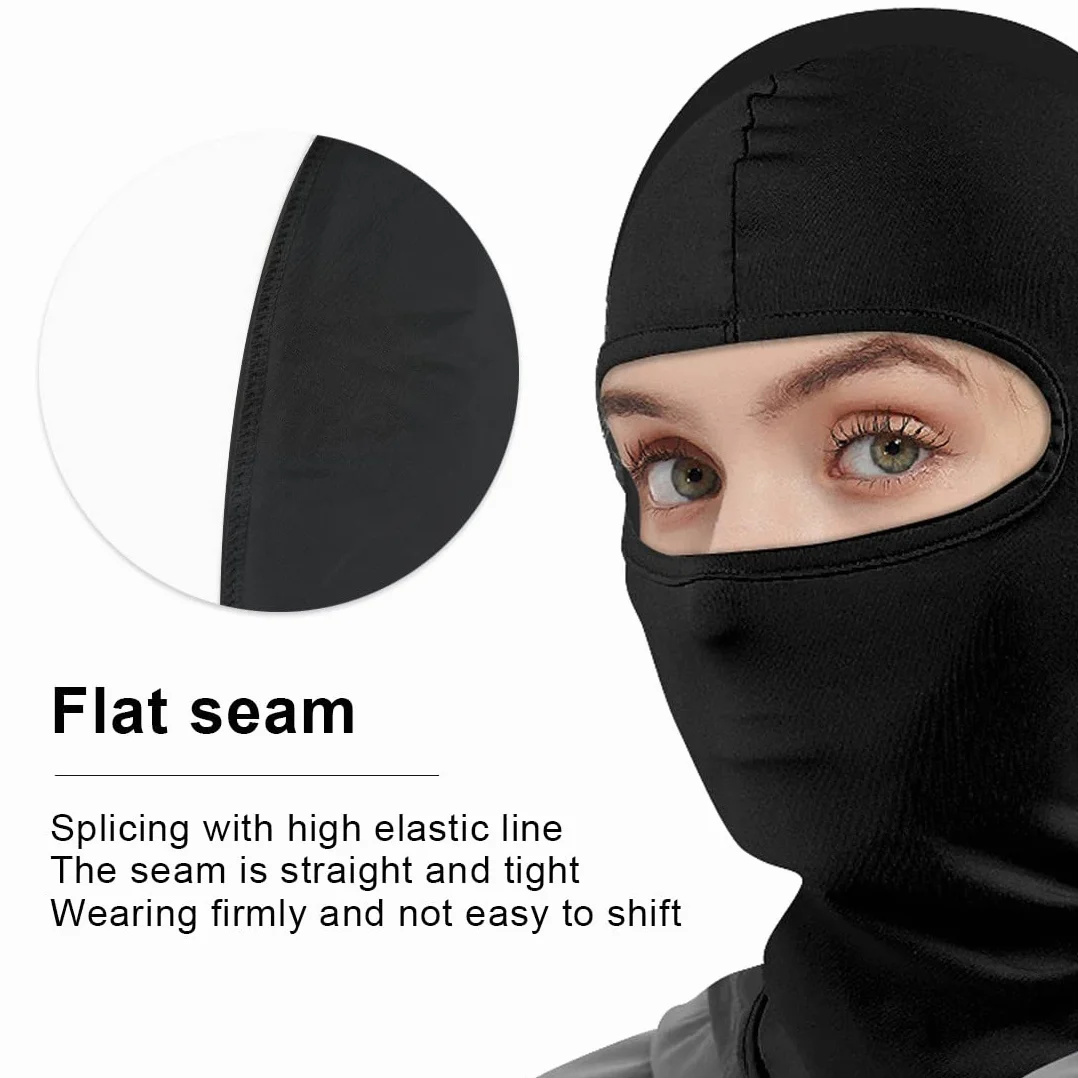 Kominiarka rowerowa na lato, fajna czapka rowerowa pod kask, maska ochronna na motocykl, balaclava maska ochronna przed promieniowaniem UV, wielofunkcyjna ochrona przed słońcem, cienki