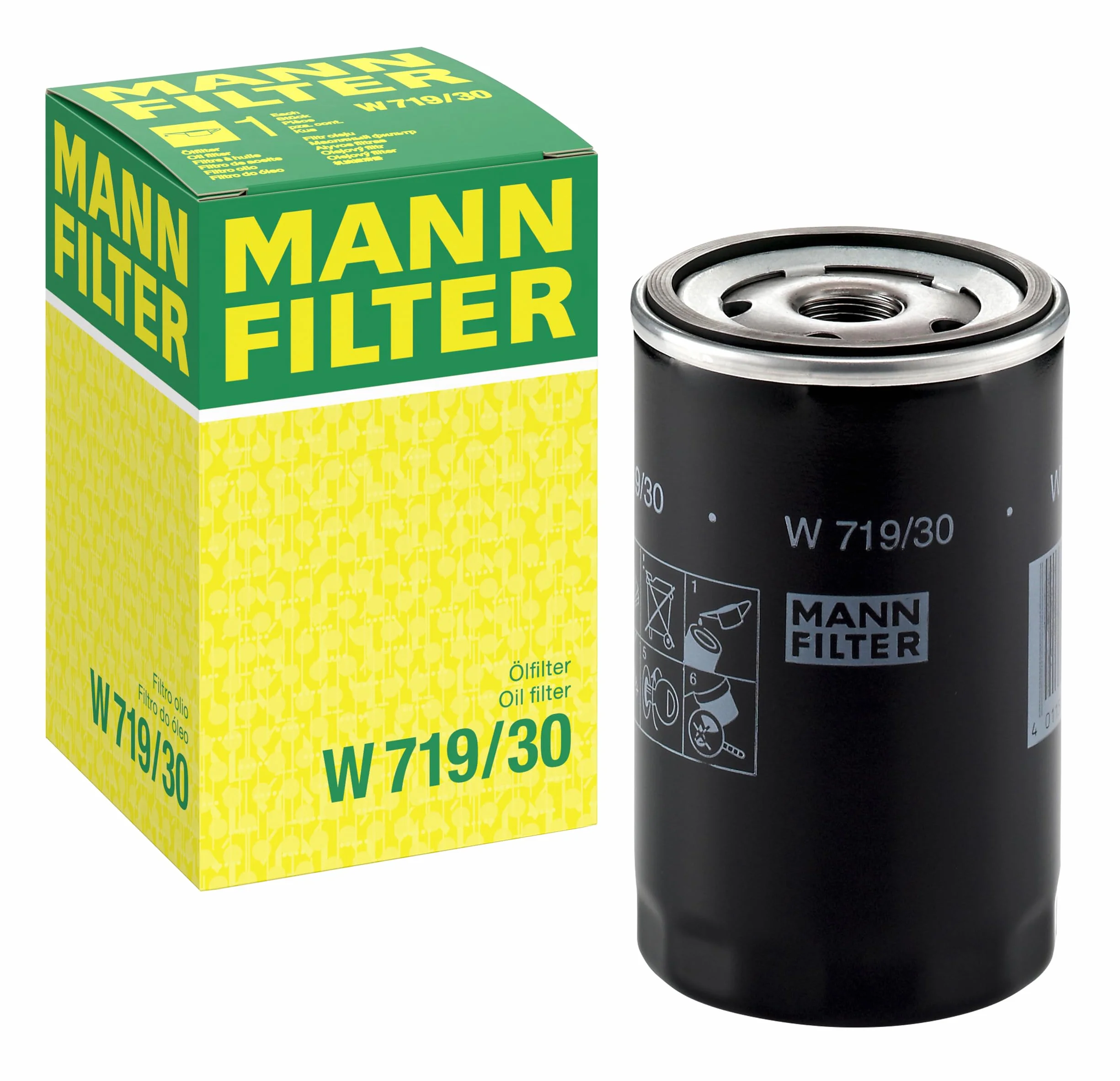 MANN-FILTER W 719/30 Filtr olejowy - SAMOCHODY OSOBOWE + DOSTAWCZE