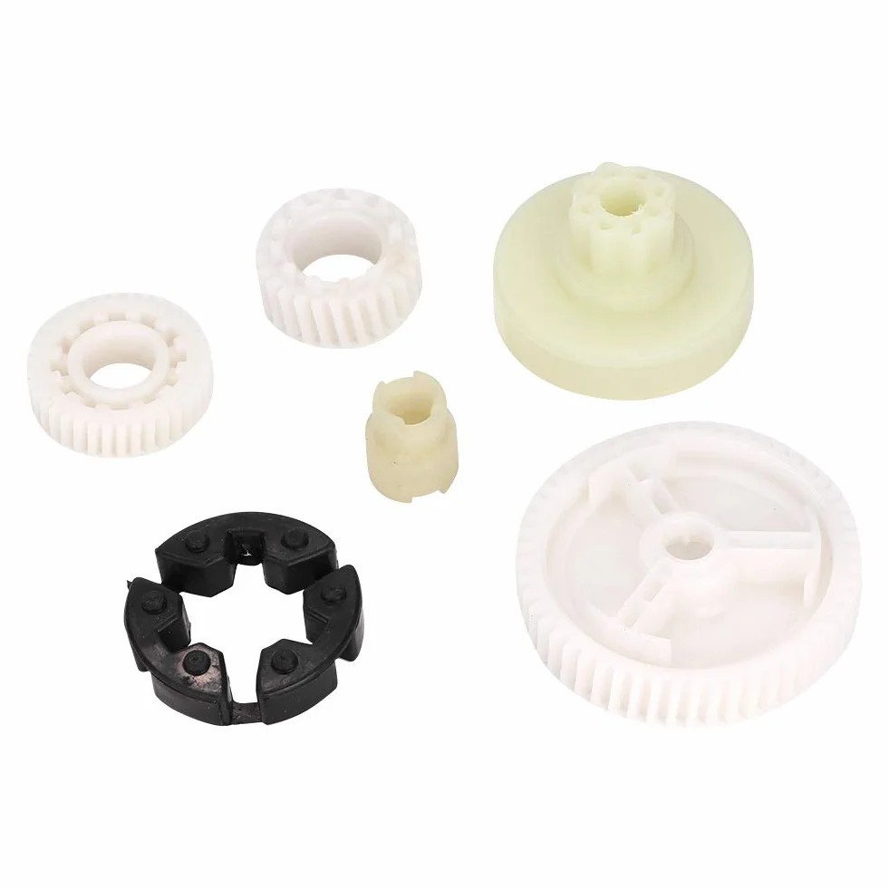 6 Sztuk Szyby Samochodowe Zestaw do Wymiany Przekładni Silnika Fit, Szklany Podnośnik ABS Regulator Mocy Zestaw Naprawczy dla 3/5/ CX-7 / CX-9 / RX-8 / Sport, GJ6A5958XF