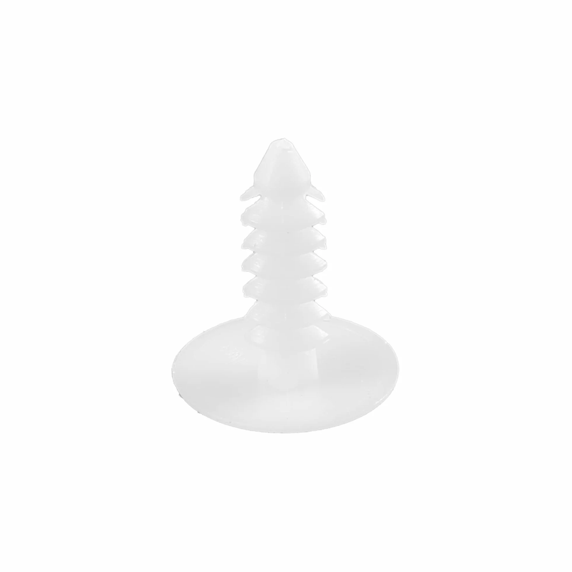 A ABSOPRO Uniwersalny 5mm Push Zderzak Biustonosz Nit Klipy Biały - 25szt