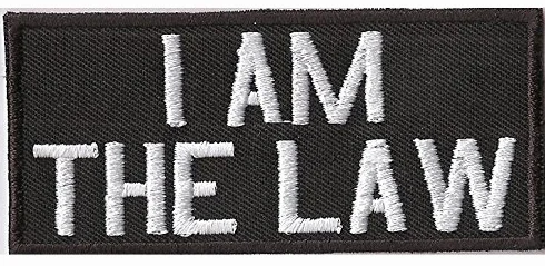 I AM THE LAW, Biker, MC, Outlaw, Biker, Rocker, Patch, naszywka, odznaka