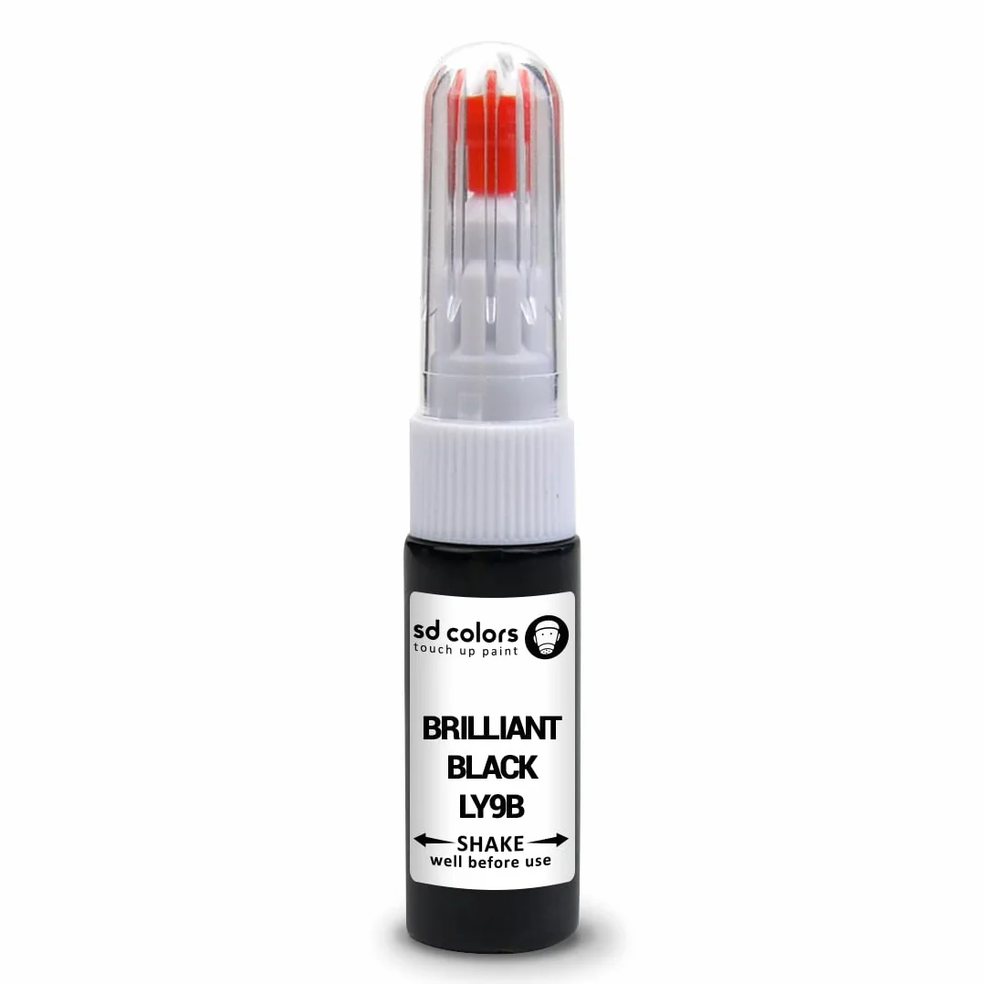 SD COLORS LY9B Zestaw naprawczy do lakieru Czarny błyszczący 20 ML