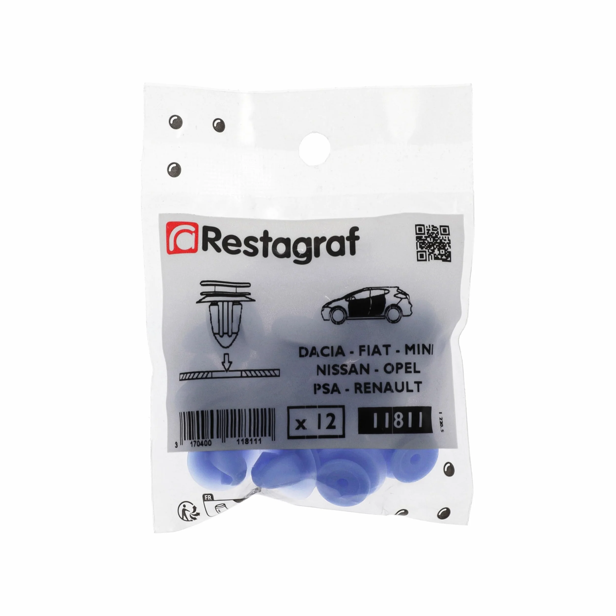 Zszywki do veBj: typ peugeot-citroen Restagraf Nr ref. 11811