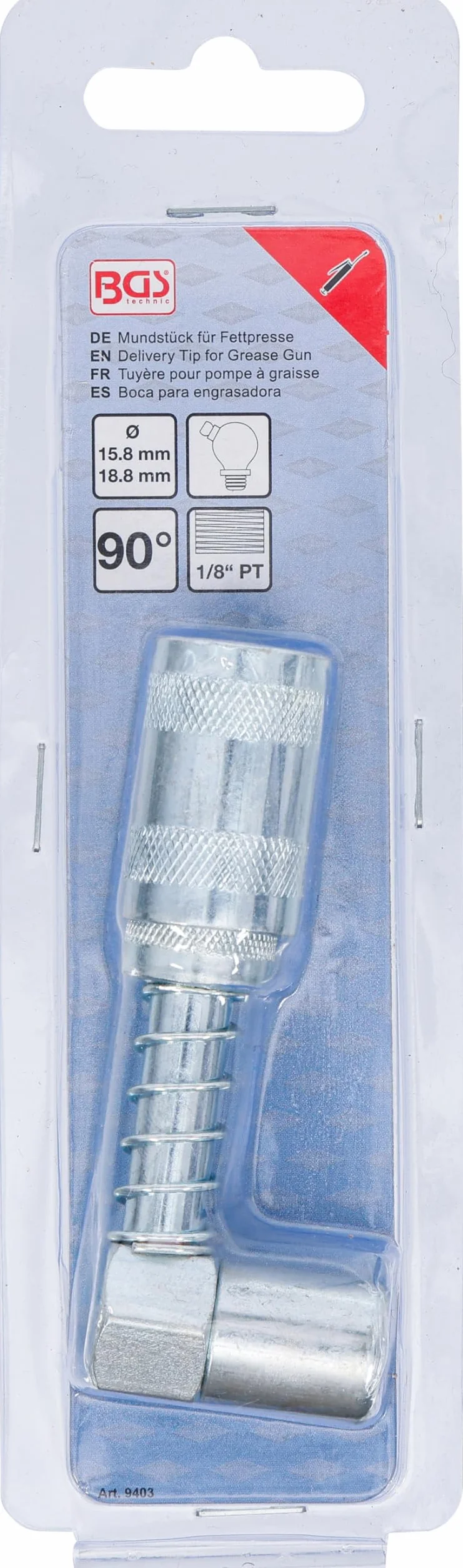 BGS 9403 | Nasadka do smarownicy | zagięta