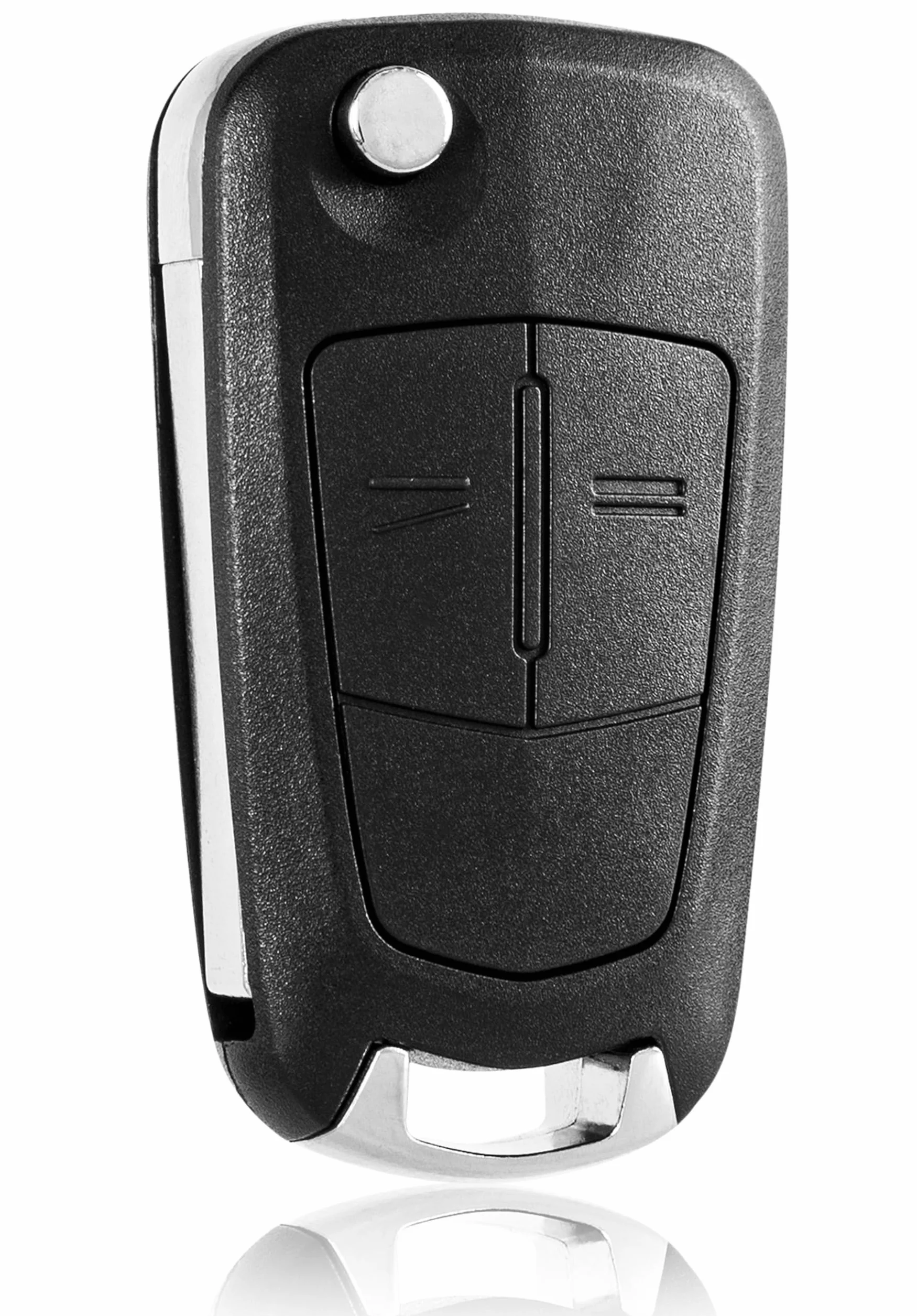 FINTERRY Obudowa Kluczyka Samochodowego do Opel – Etui 2 Przyciski z Mechanizmem Składanym do Opel Corsa D Astra H Vectra C Tigra B Zafira B Signum Combo Meriva A Antara – Obudowa Zamienna
