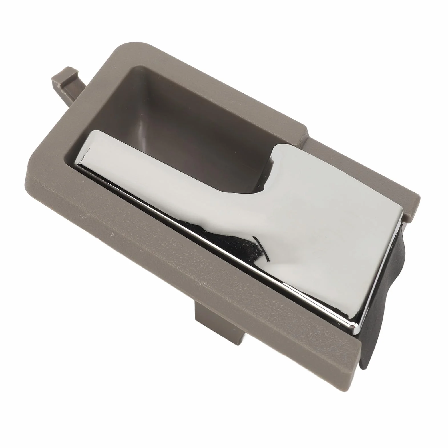 Ausla Wewnętrzna Klamka do Drzwi Samochodowych ABS Metalowa Klamka do Drzwi Samochodowych Szara Podstawa Platerowany Uchwyt Holowania Łatwa Instalacja Ergonomiczny Uchwyt Pasuje T4 IV 1990 2003 Po