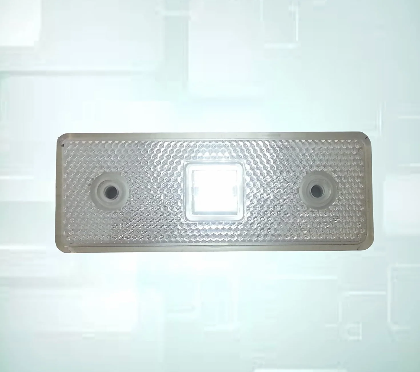 Marker biała strona przednia lampa LED 12 V do przyczep ciężarówek