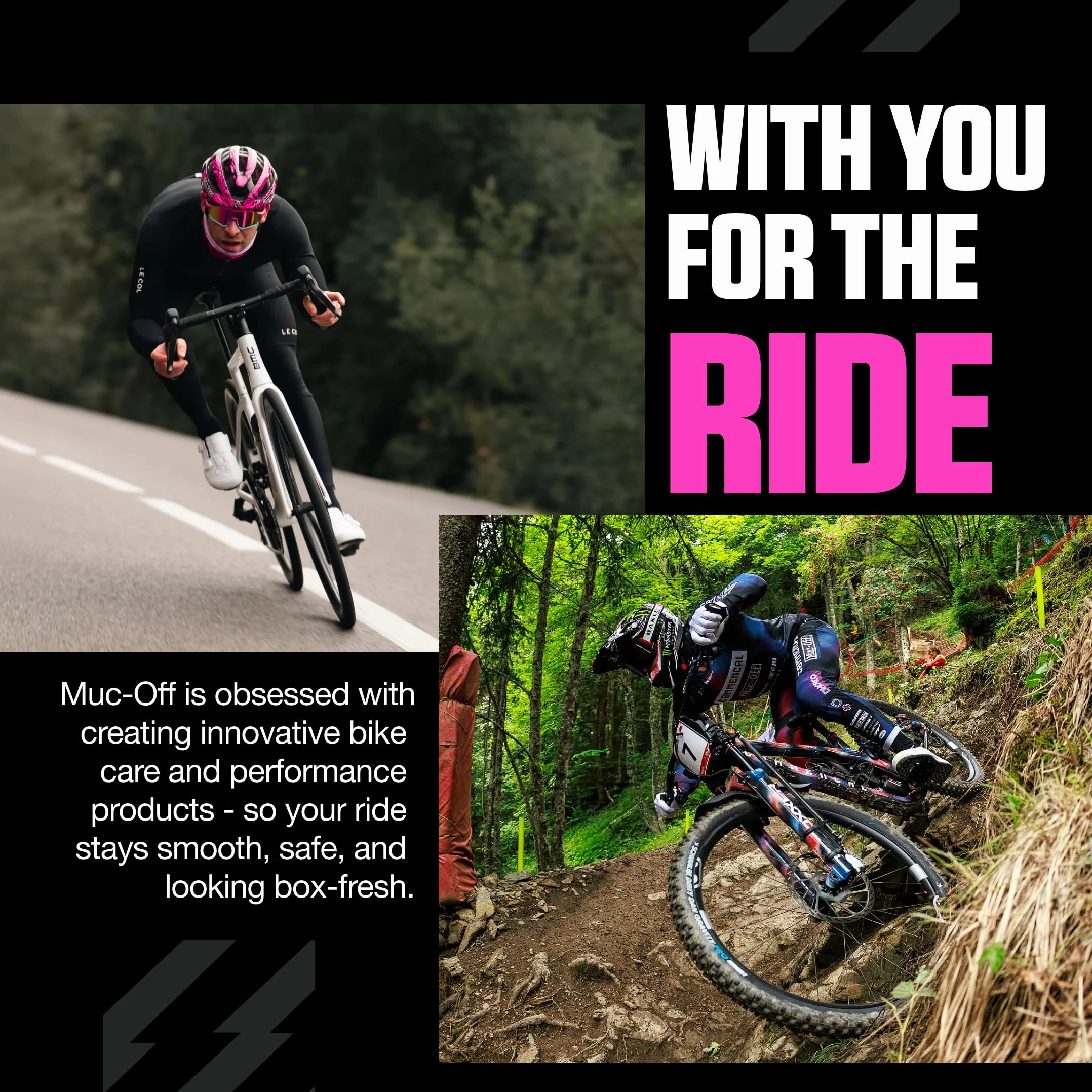 Muc-Off Rim Stix Tyre Levers, Łyżki do Opon Rowerowych, Różowa – Narzędzie do Montażu i Naprawy Przebitych Opon – Łyżka do Wymiany Opon Rowerowych
