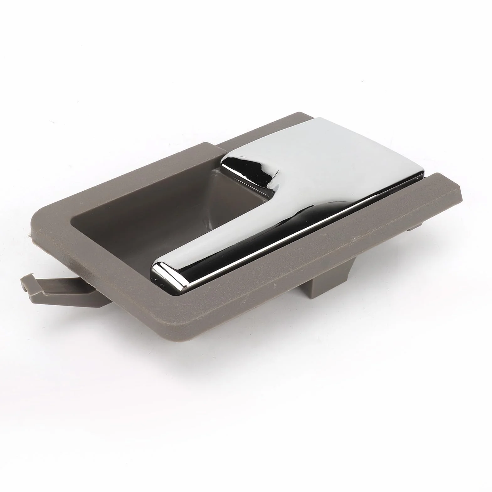 Ausla Wewnętrzna Klamka do Drzwi Samochodowych ABS Metalowa Klamka do Drzwi Samochodowych Szara Podstawa Platerowany Uchwyt Holowania Łatwa Instalacja Ergonomiczny Uchwyt Pasuje T4 IV 1990 2003 Po