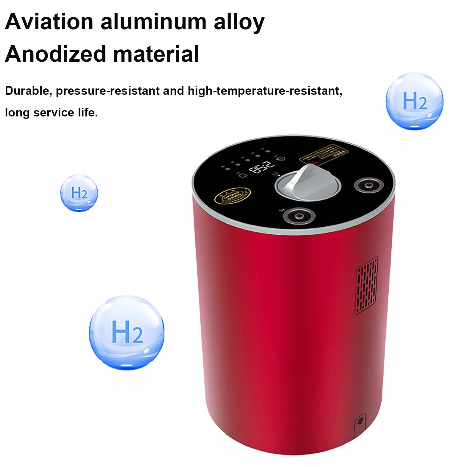 Inhalator Wodorowy Generator H2 Czystości 99,99% Przenośny Dwuportowy 150ml