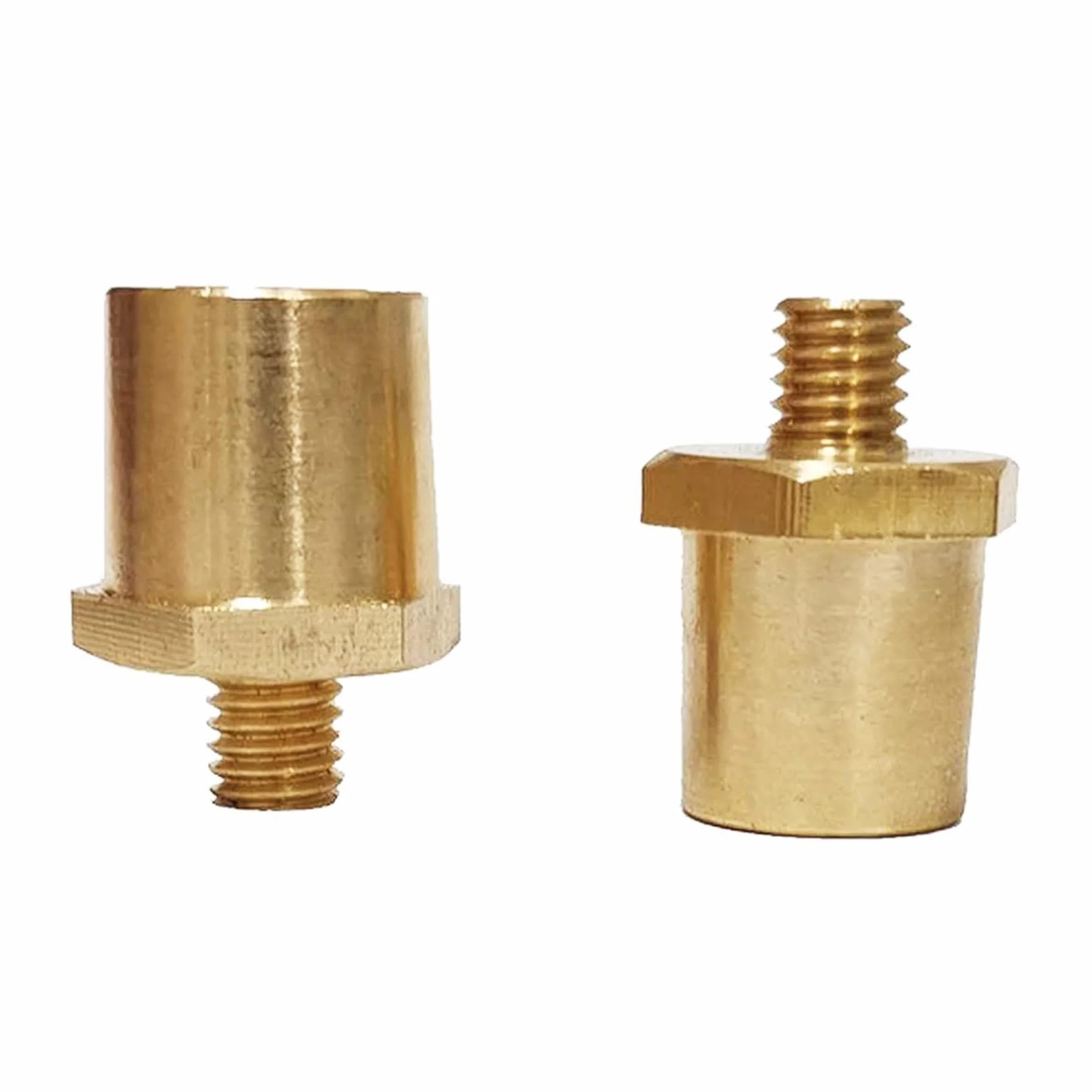 2 x adapter biegunów akumulatora M8, adapter biegunów akumulatora, adapter biegunów akumulatora, mosiężny adapter biegunów akumulatora do akumulatorów litowych