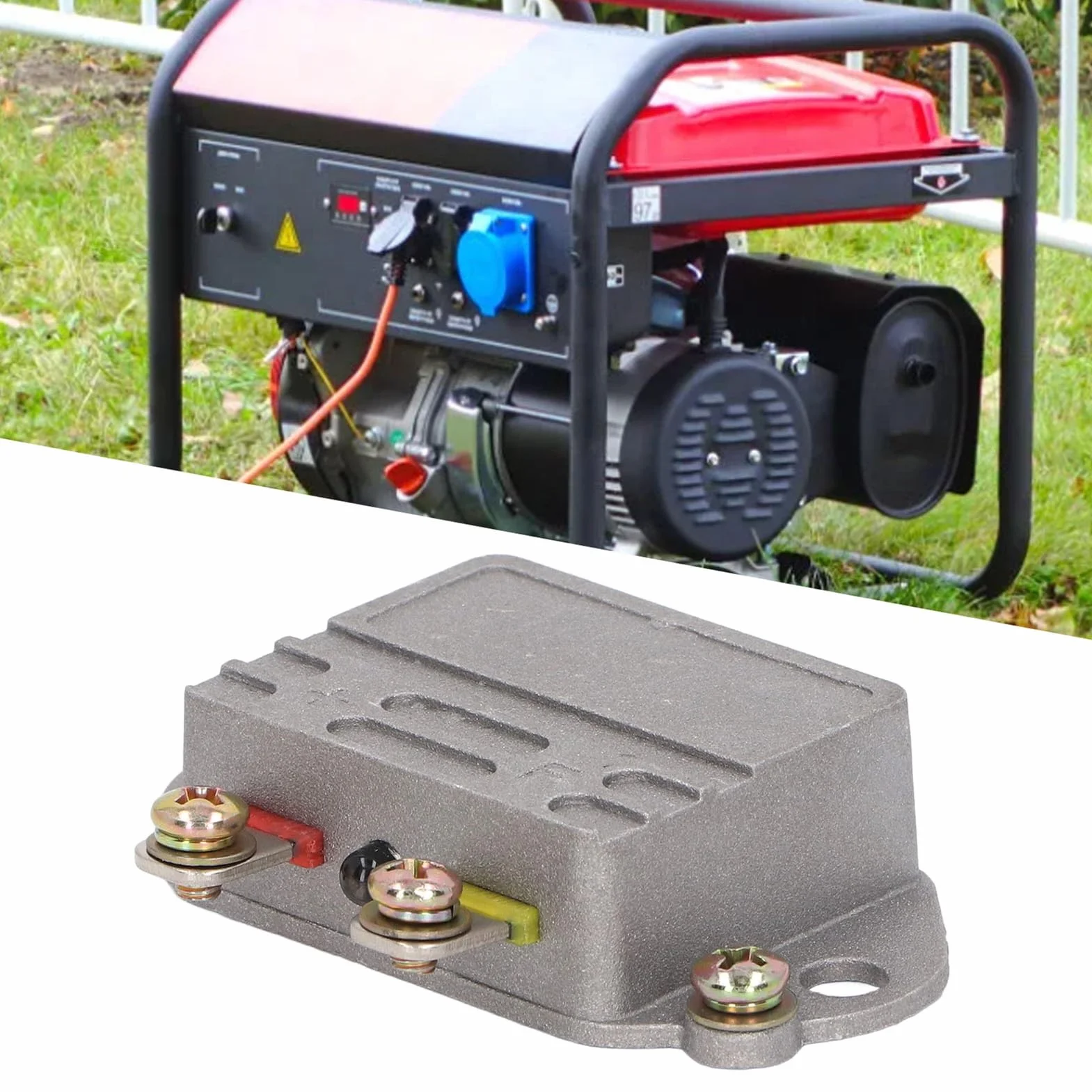 JFT249F Generator Elektroniczny Regulator Automatyczny Regulator Napięcia ze Stopu Aluminium do ładowarki Generatora (24V)