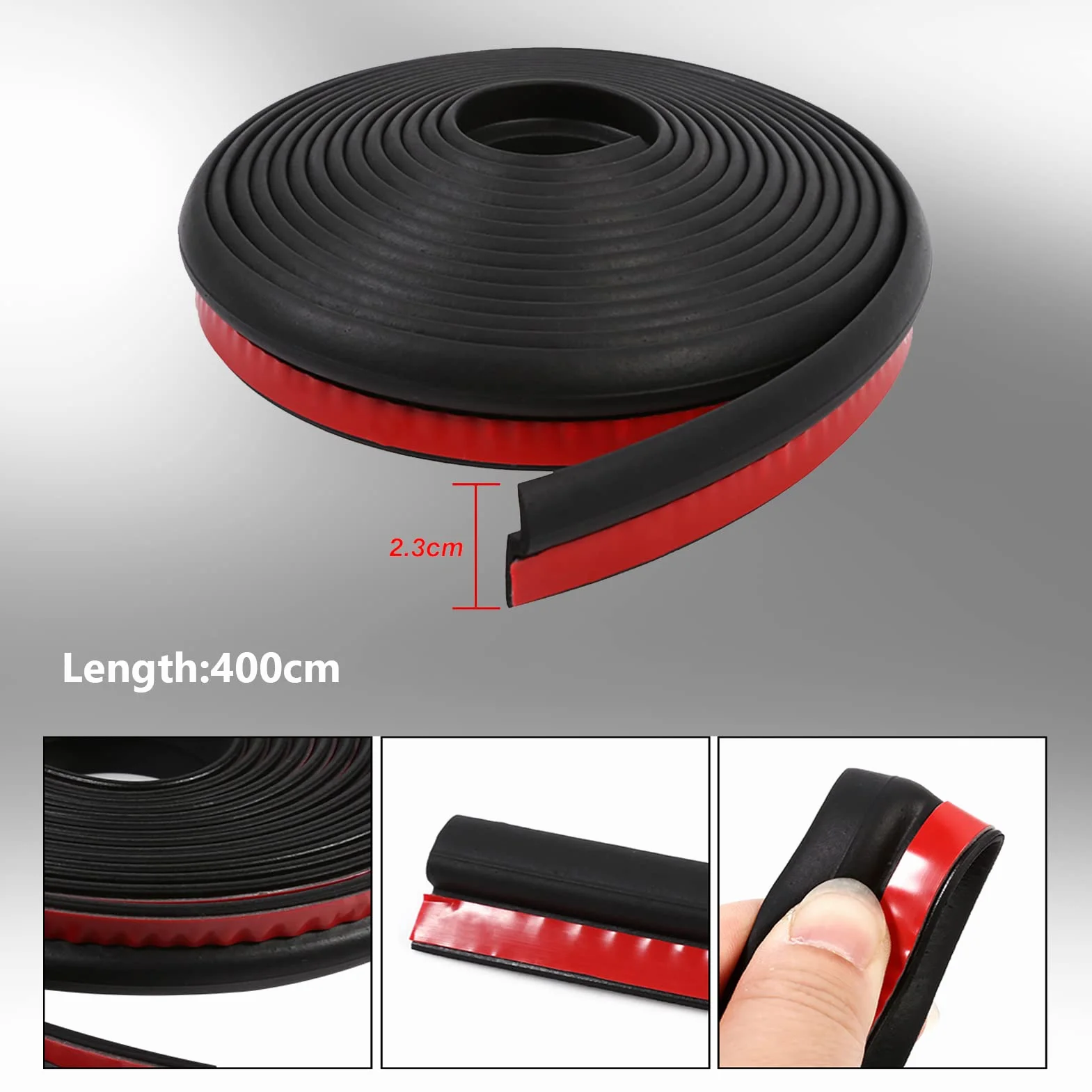 Universal Car Truck Motor Door Window Rubber Seal Hollow Weather Strip for Car Window Door dźwiękoszczelny silnik pokrywa Z kształt 4M