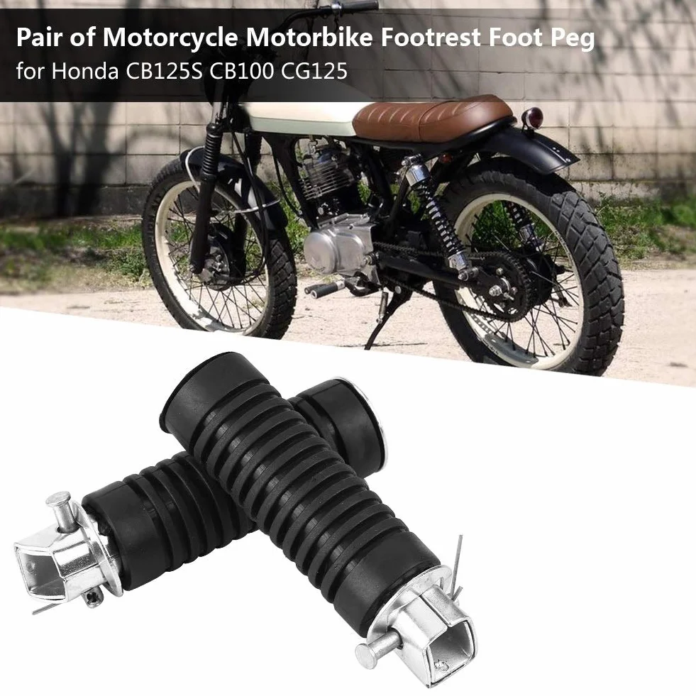 Broco Para motocyklowych podnóżków pedały do Honda CB100 CB125S CG125