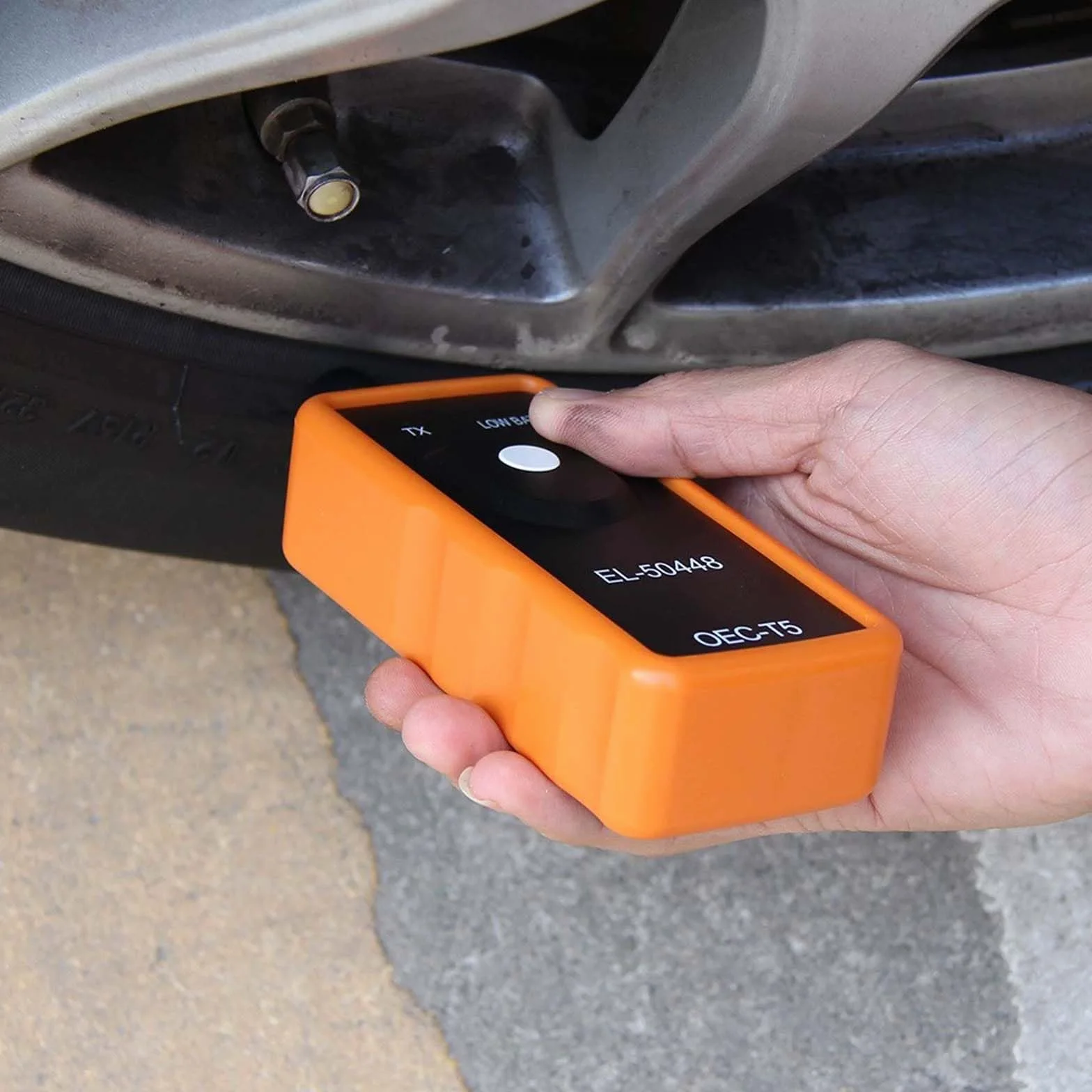 Colexy Narzędzie do resetowania TPMS Dokładny pomiar, narzędzie do ponownego uczenia się czujnika EL-50448 OEC T5, łatwe w użyciu narzędzie do zmiany czujnika, części samochodowe