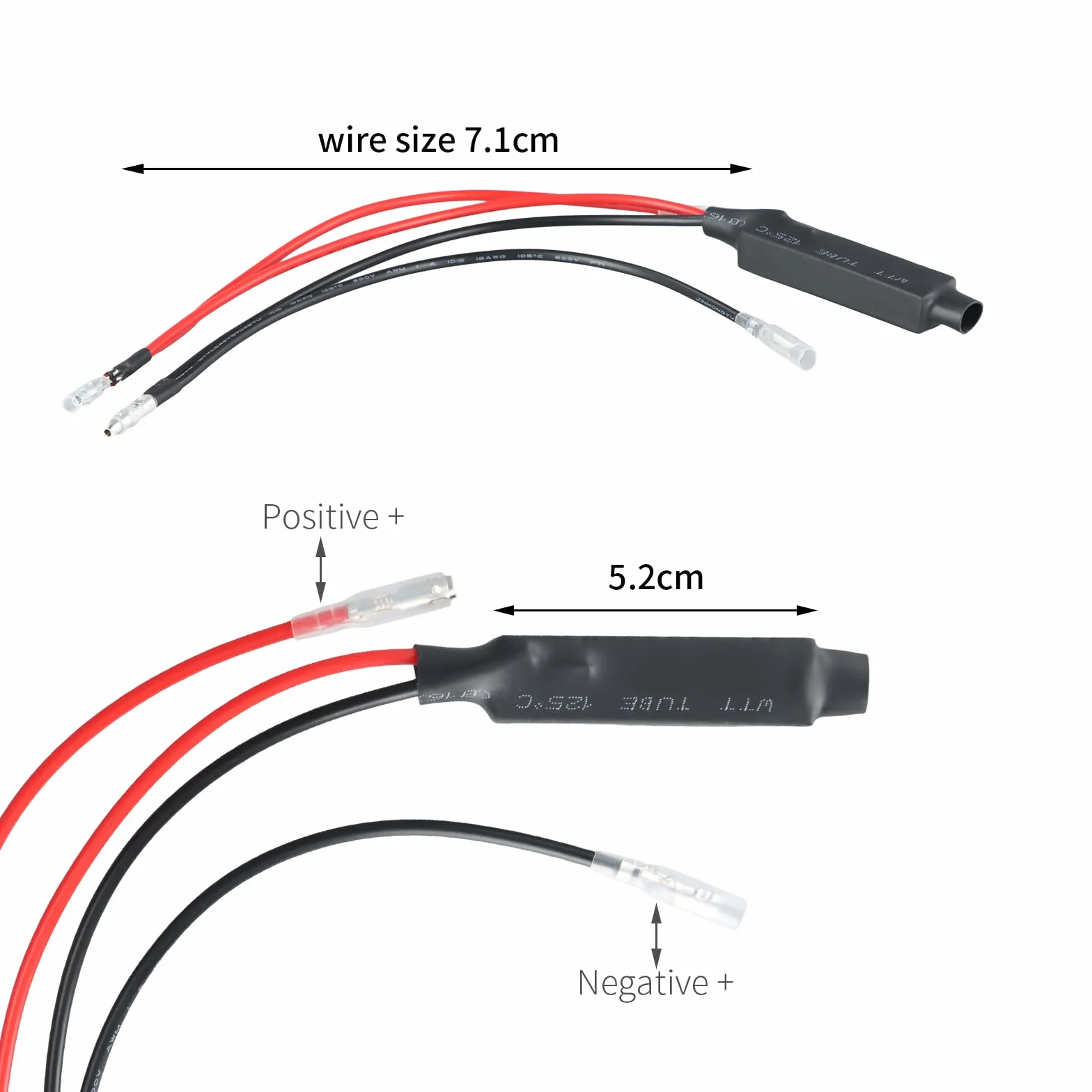 Joyan 4 sztuki rezystorów obciążenia LED, dekoder, kierunkowskaz motocyklowy, rezystory wskaźnika kierunkowskazów, adapter rezystora wskaźnika światła do motocykla i skutera, naprawa kontrolera błysku