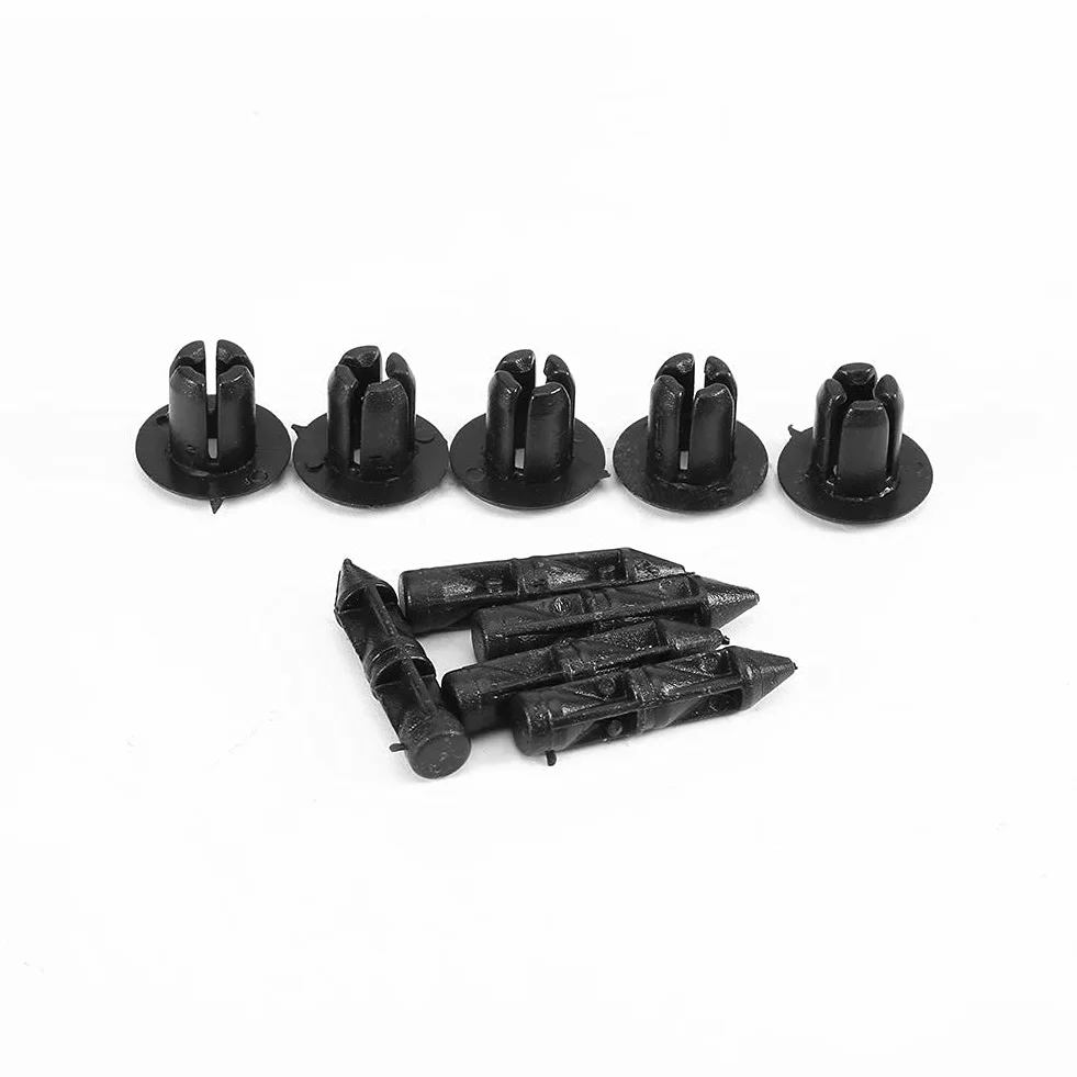 Car-Styling 6 mm plastikowe nity zaciski mocujące do owiewek motocyklowych 100 szt.