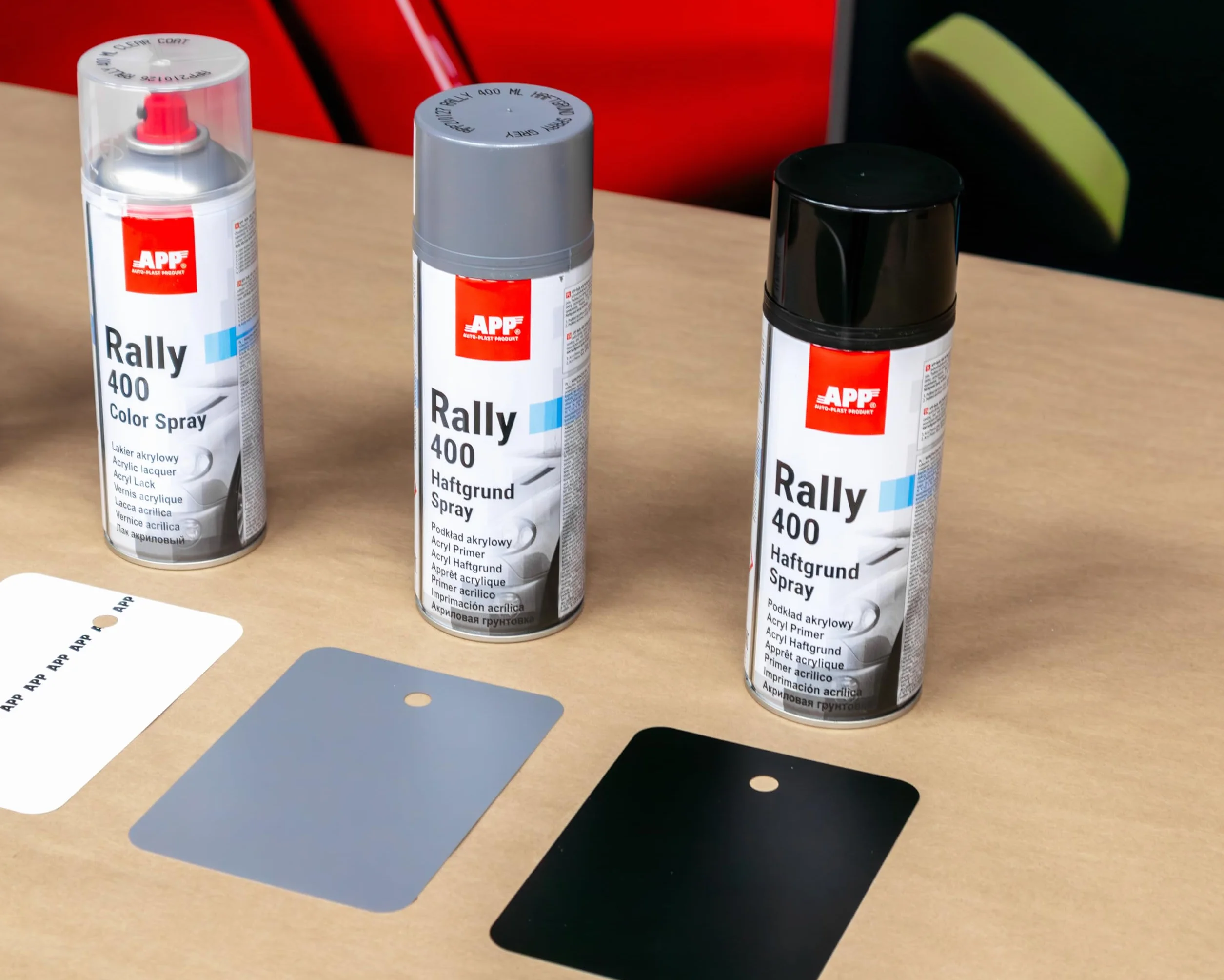 APP Rally 400 Color Spray - Lakier akrylowy | srebrny do felg | 400ml