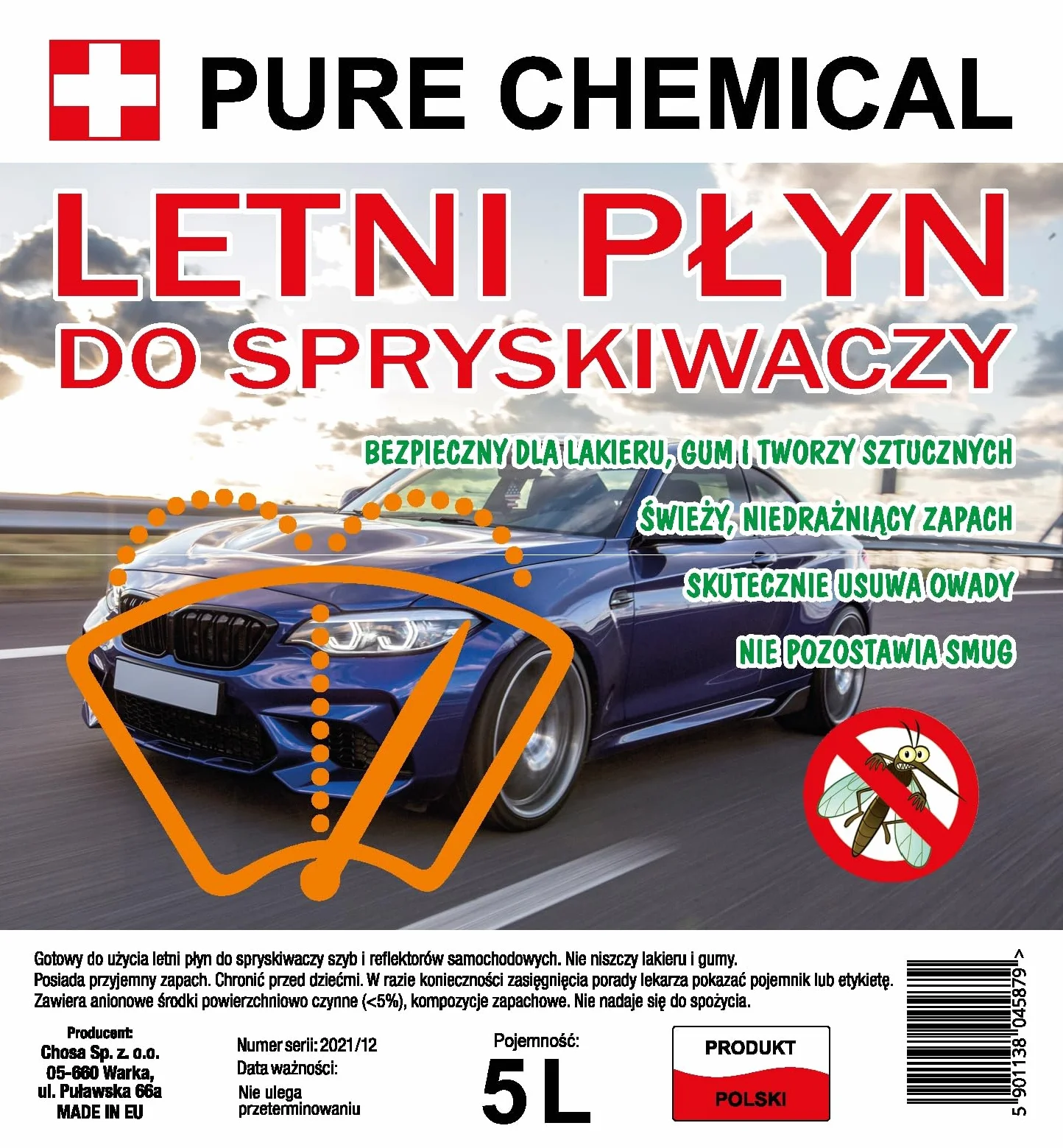 PURE CHEMICAL Płyn Do Spryskiwaczy (Letni 1)