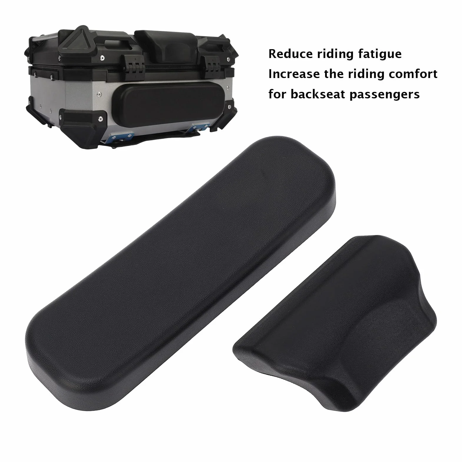Oparcie Kufra Motocyklowego Samoprzylepna Górna Obudowa Oparcie Pasażera Naklejka z podkładką dla 22L 25L 28L 32L Top Box Sissy Bars Skrzynia Ogonowa Poduszka Oparcia Motocykla