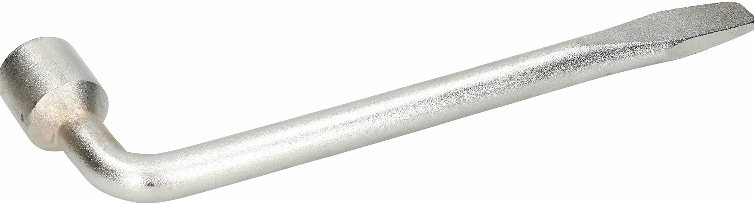 KOTARBAU® Klucz do kół samochodowych wygięty SizeName ze stali węglowej chromowany, srebro, 21 mm