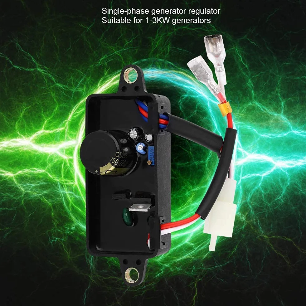 Regulator napięcia generatora, 2,8KW AVR Automatyczny jednofazowy prostownik Stabilizator części zamienne do generatora AVR