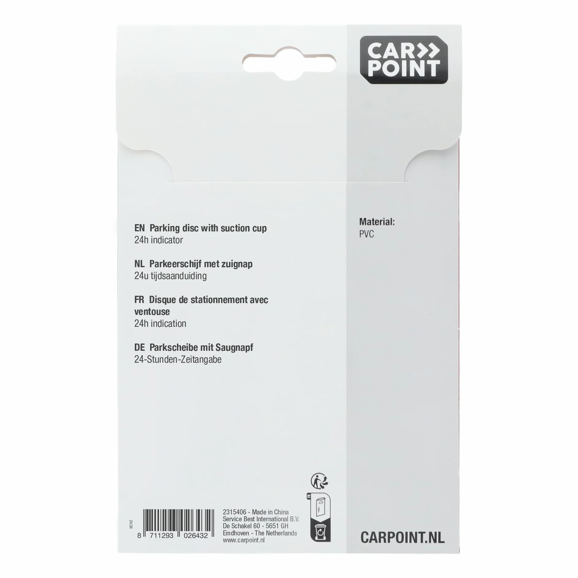 CARPOINT 2315406 Sztuka Tarcze parkingowe Niebieski