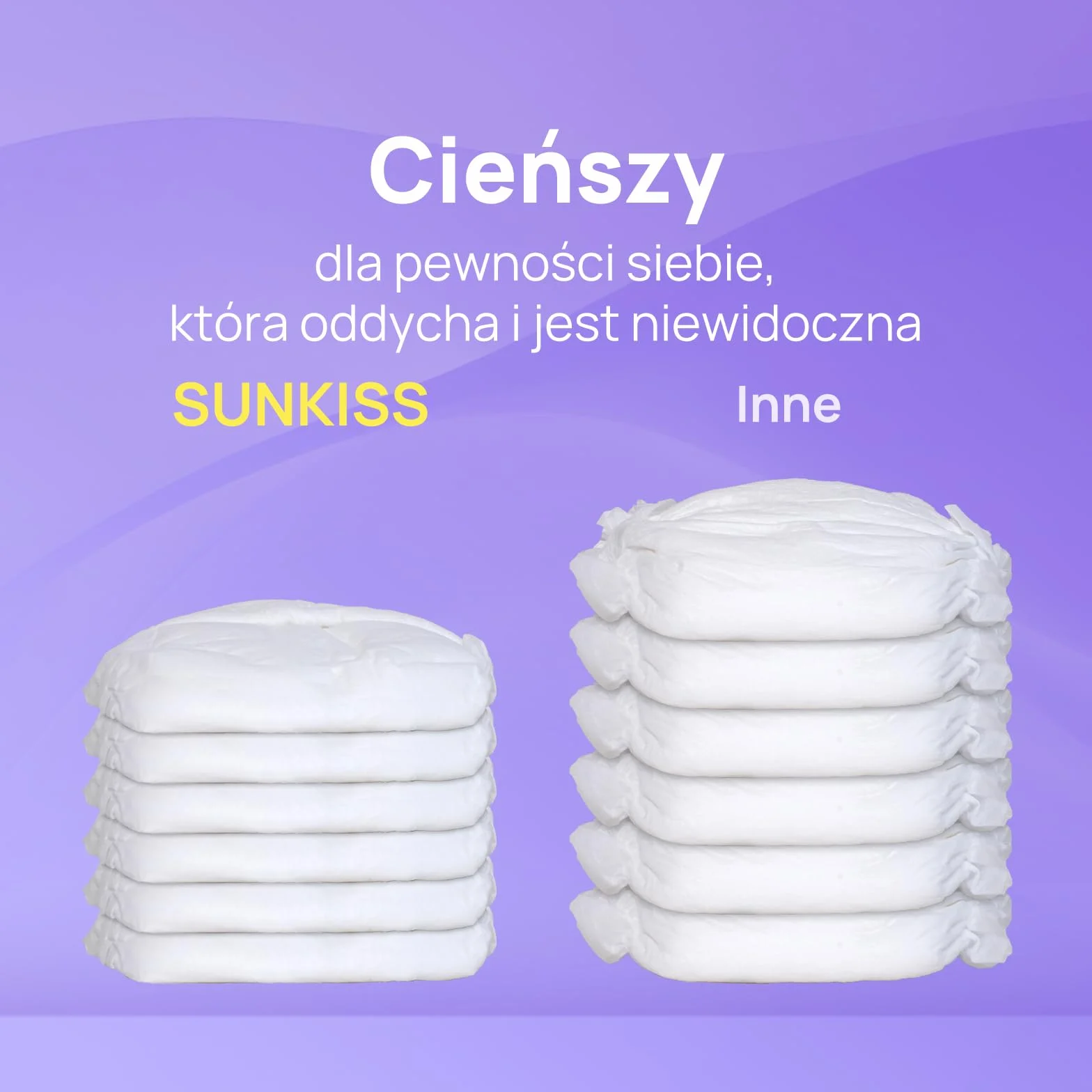 SUNKISS Spodnie poporodowe jednorazowe XXL 80 sztuk maksymalna chłonność ultra cienkie miękkie