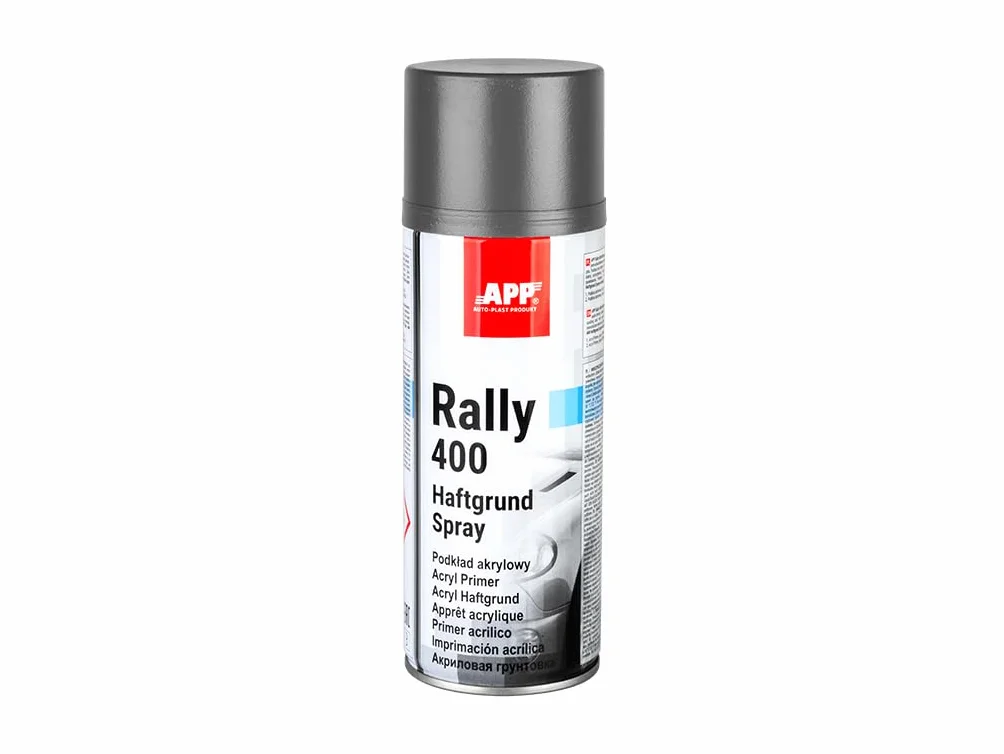 APP Rally 400 Haftgrund Spray - Podkład akrylowy | szary | 400ml
