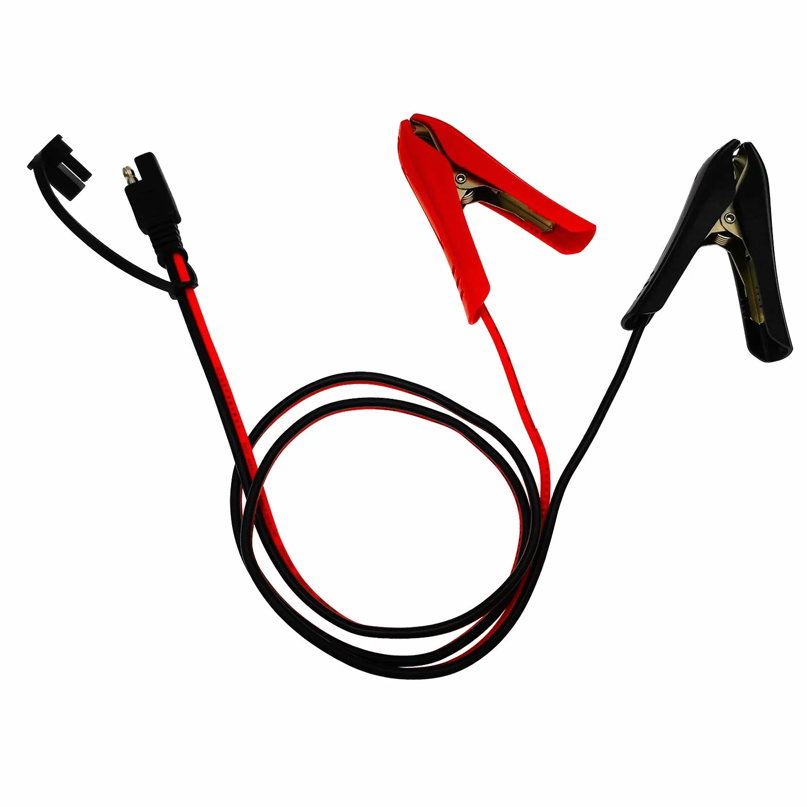[Zaktualizowana wersja] Kabel przedłużający SAE, zacisk krokodylkowy 3,2 stopy, kabel zasilający 16 AWG, zaciski akumulatora, złącze SAE, zasilacz, kabel pomocniczy do szybkiego ładowania