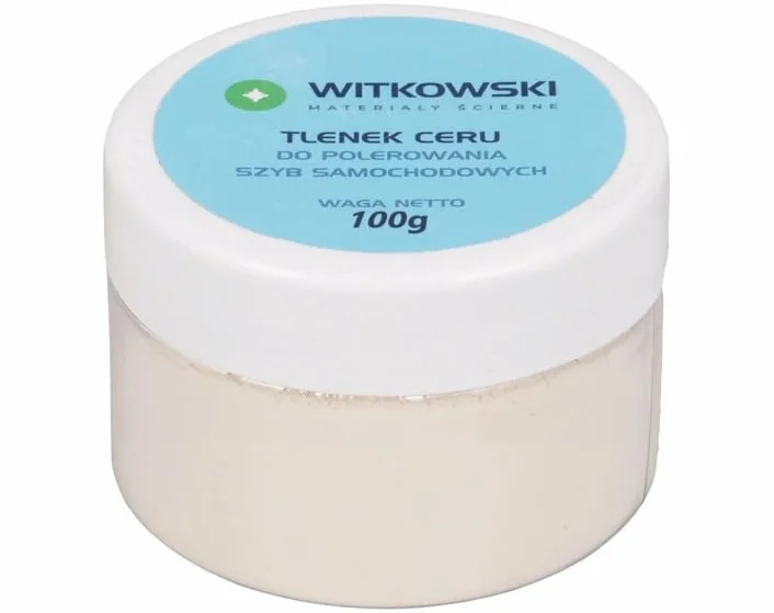 Zestaw do Polerowania Szyb Tlenek Ceru 100 g Filc 125 mm do Usuwania Rys z Szkła Reflektorów Luster