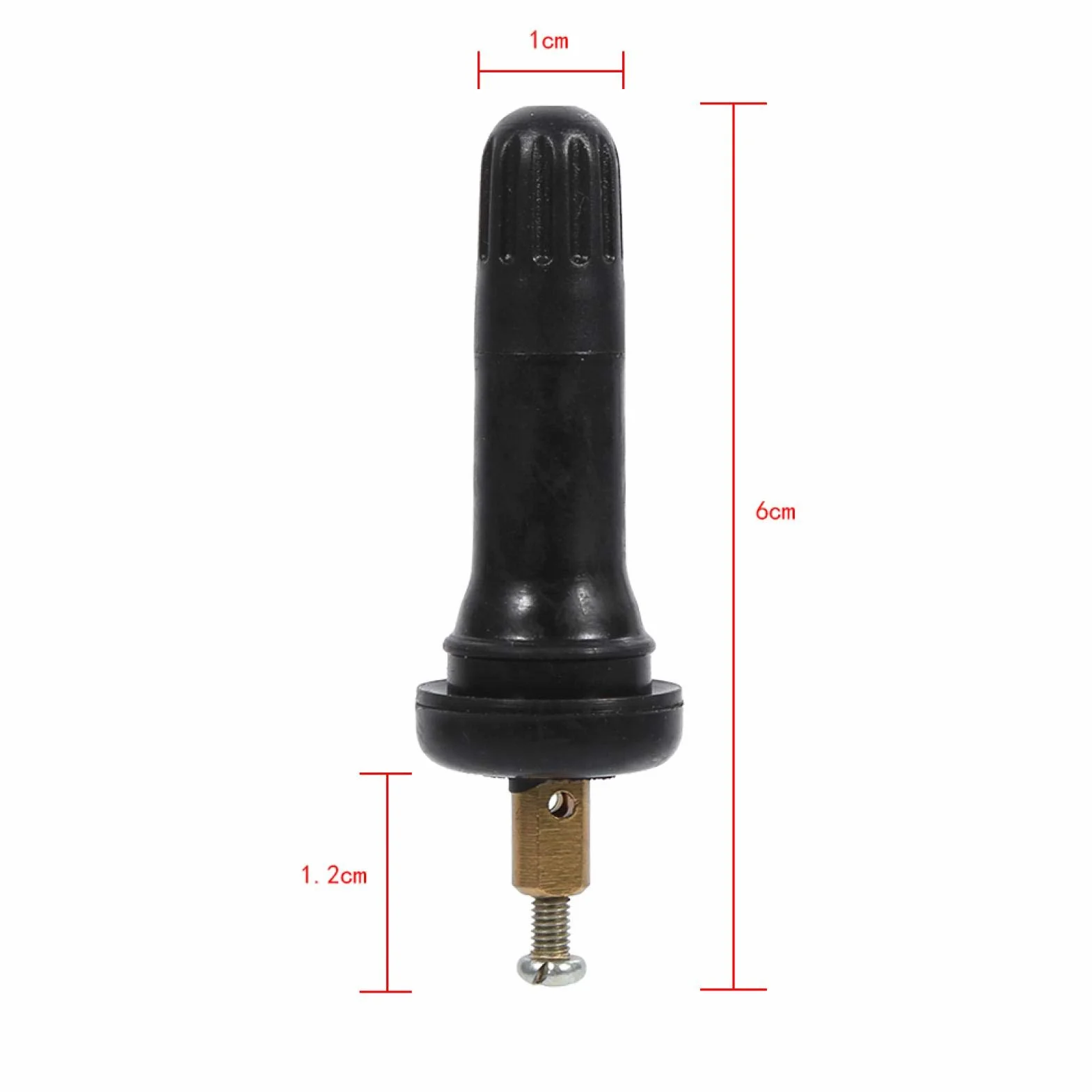 4 szt.System monitorowania ciśnienia w oponach TPMS An ti-wybuch zatrzaskowy trzpienie zaworów w oponach zawory w oponie koła zestaw zaślepek trzpienia gumowego i metalowego zatrzaskowego