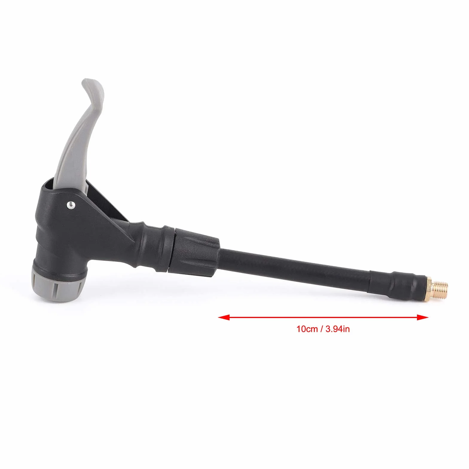 Socobeta Prosty adapter węża do pompowania z wtykowym złączem, adapter do pompki do opon Wysokiej jakości adapter węża do pompowania 2 w 1 z gumy do francuskiego zaworu nadmuchiwanego