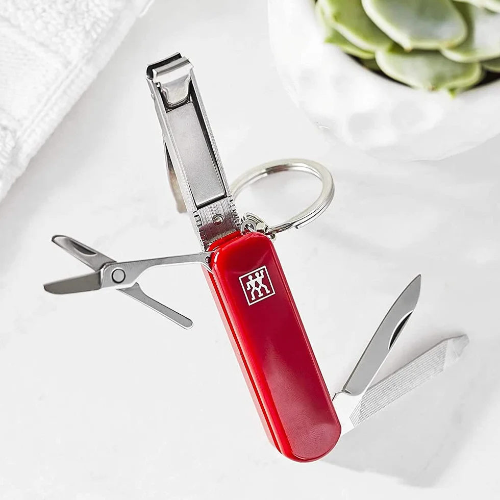 ZWILLING Narzędzie wielofunkcyjne do manicure i pedicure, czerwony, 60 mm