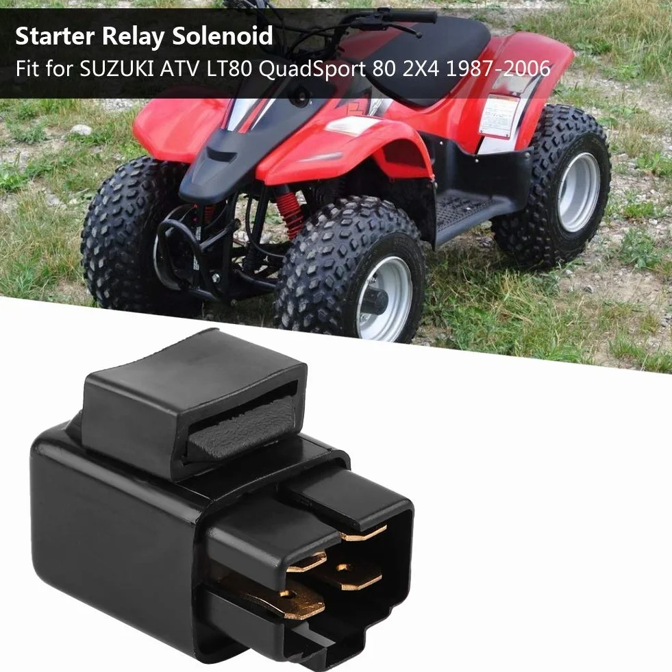 Przekaźnik Rozrusznika Elektromagnetyczny ATV LT80 QuadSport 80 2X4 Przekaźnik Rozrusznika Elektromagnetyczny Wymiana OEM 1987 do 2006,Elementy elektryczne quada