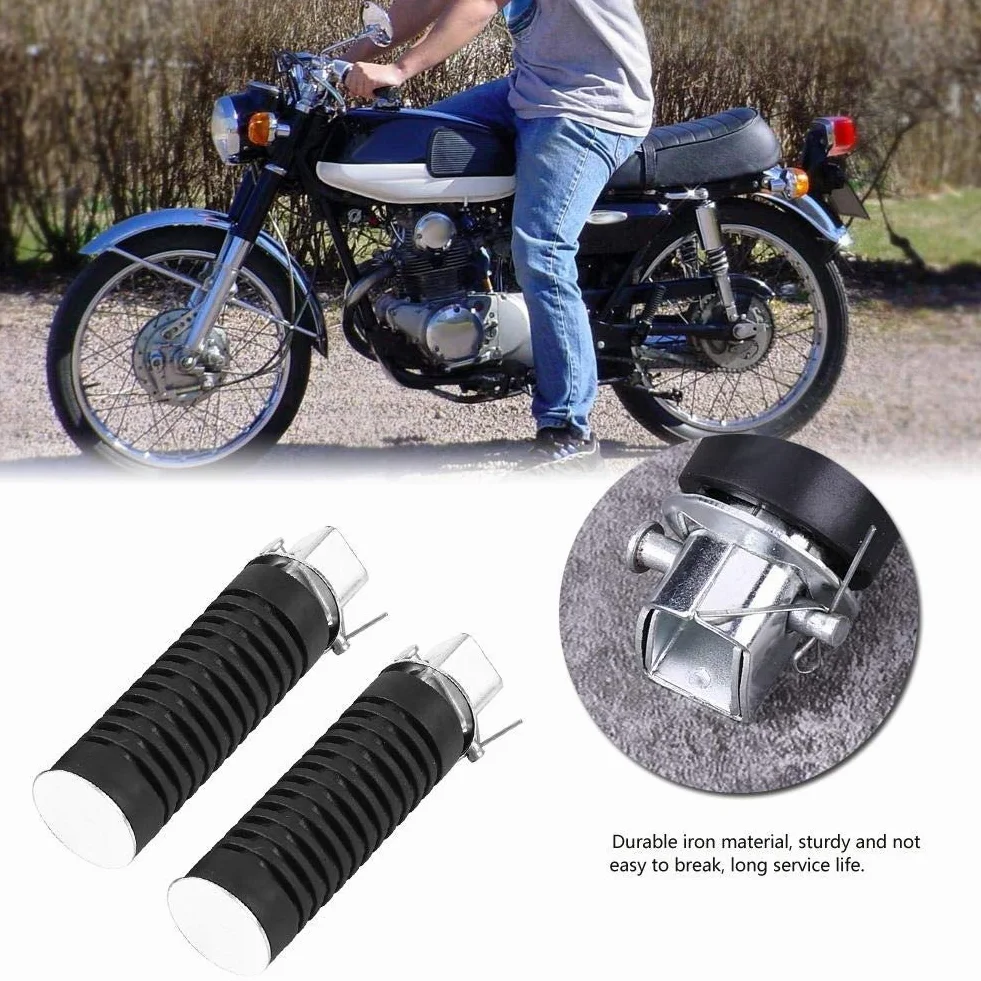 Broco Para motocyklowych podnóżków pedały do Honda CB100 CB125S CG125