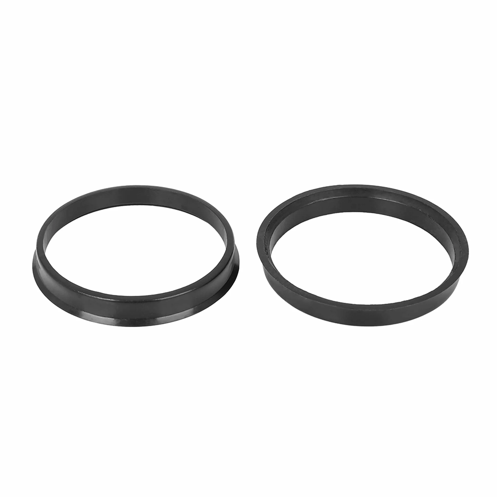 X AUTOHAUX 4 szt. piasty kół z tworzywa sztucznego, pierścienie centrujące do piasty koła 72,6-67,1 mm, czarne