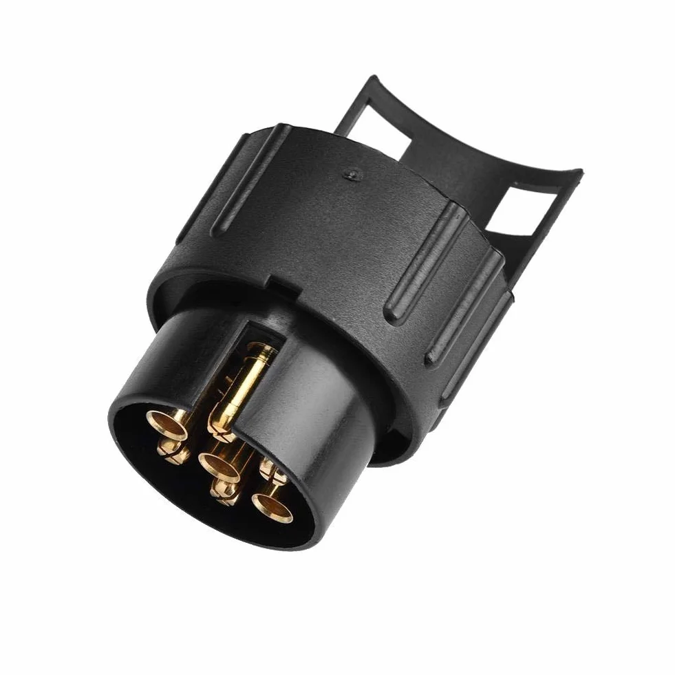 Trailer Plug adapter, 12 V 7 pinów do 13 pinów N & S Trailer Socket Adapter wtyczka konwerter przyłącze do przyczepy kempingowej