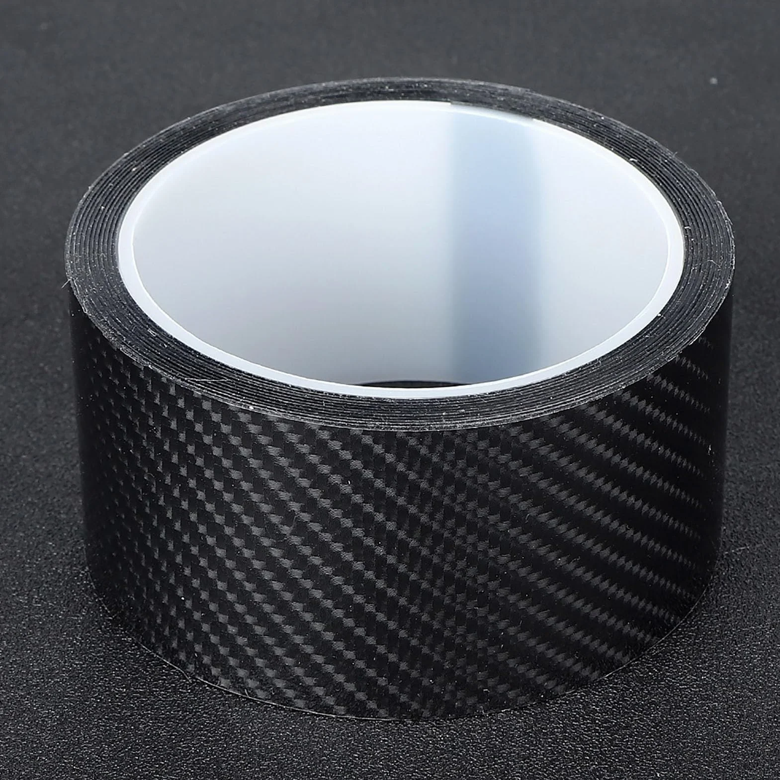 Paski z Włókna Węglowego Odporne na Zarysowania z Włókna Węglowego Osłona Krawędzi Drzwi Samochodu Naklejka Detailing Wrap Folia Ochronna Detailing Winylowa Taśma do Owijania(5CM*)