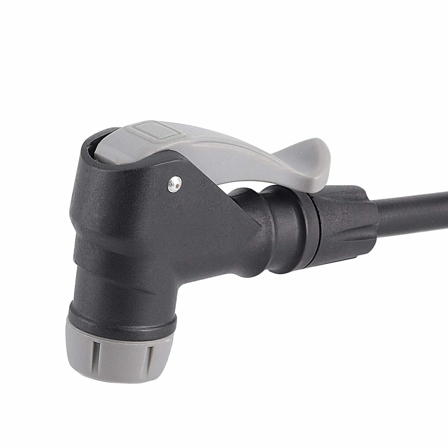 Socobeta Prosty adapter węża do pompowania z wtykowym złączem, adapter do pompki do opon Wysokiej jakości adapter węża do pompowania 2 w 1 z gumy do francuskiego zaworu nadmuchiwanego