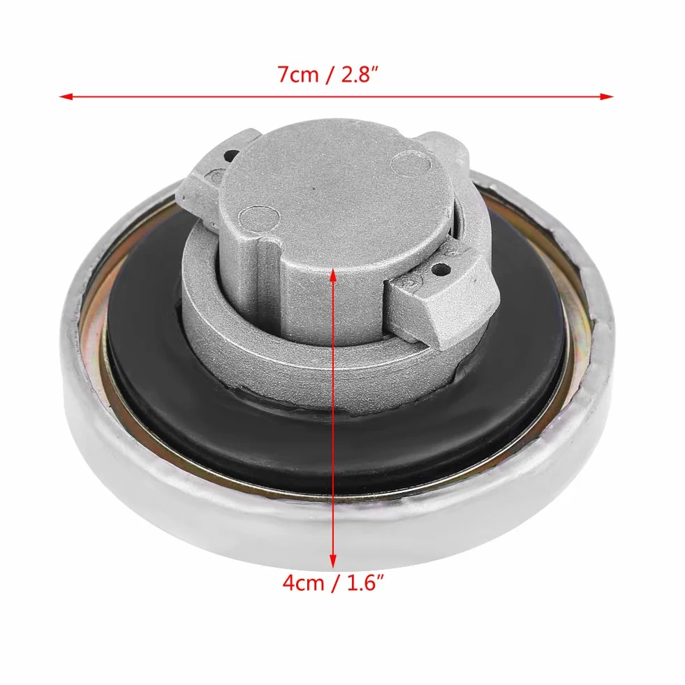 AMONIDA Korek wlewu paliwa 2,8 x 1,6 cala ze stali stopowej motocyklowy korek wlewu paliwa z 2 kluczami do Shadow Spirit VT750 DC C2 VLX VT600