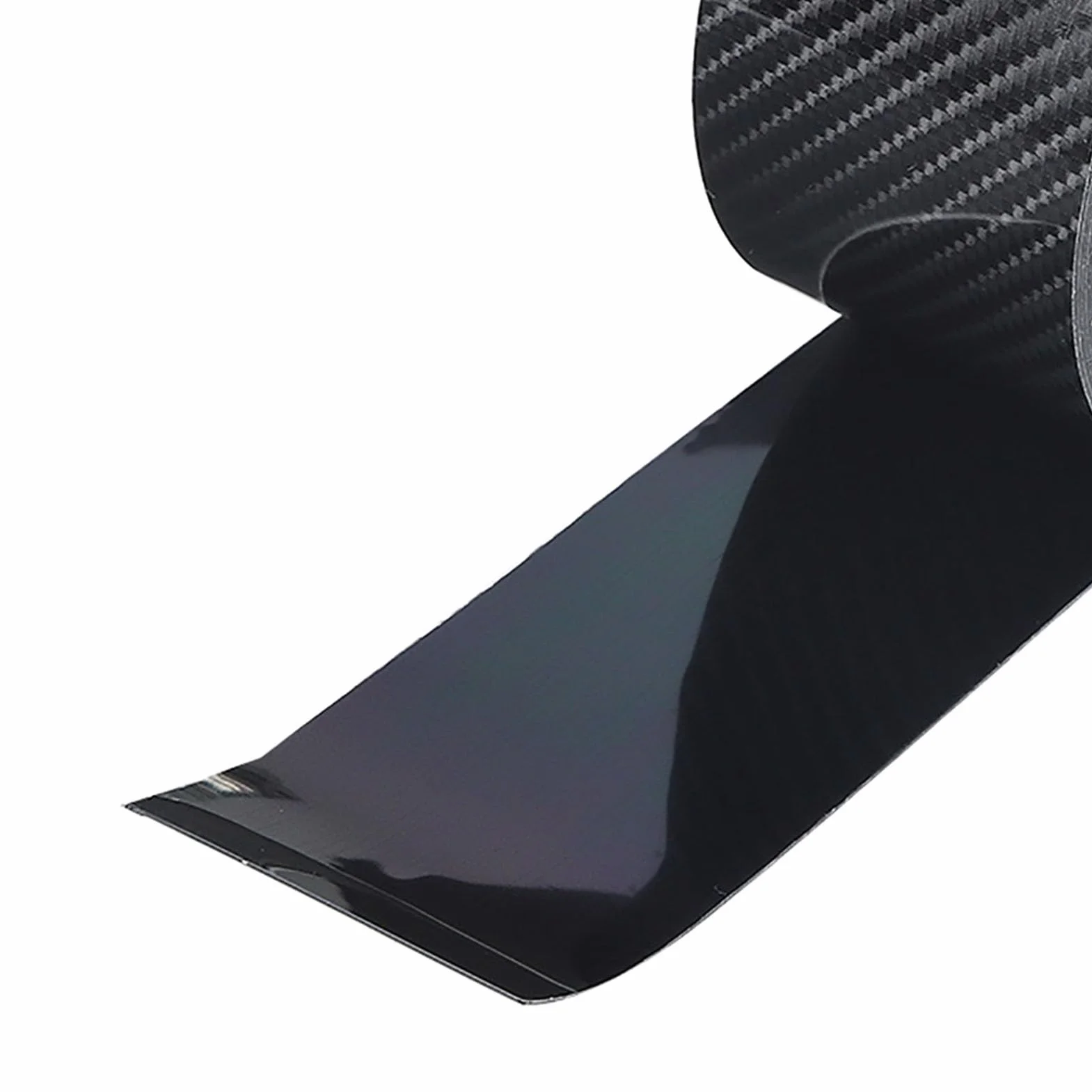 Paski z Włókna Węglowego Odporne na Zarysowania z Włókna Węglowego Osłona Krawędzi Drzwi Samochodu Naklejka Detailing Wrap Folia Ochronna Detailing Winylowa Taśma do Owijania(5CM*)