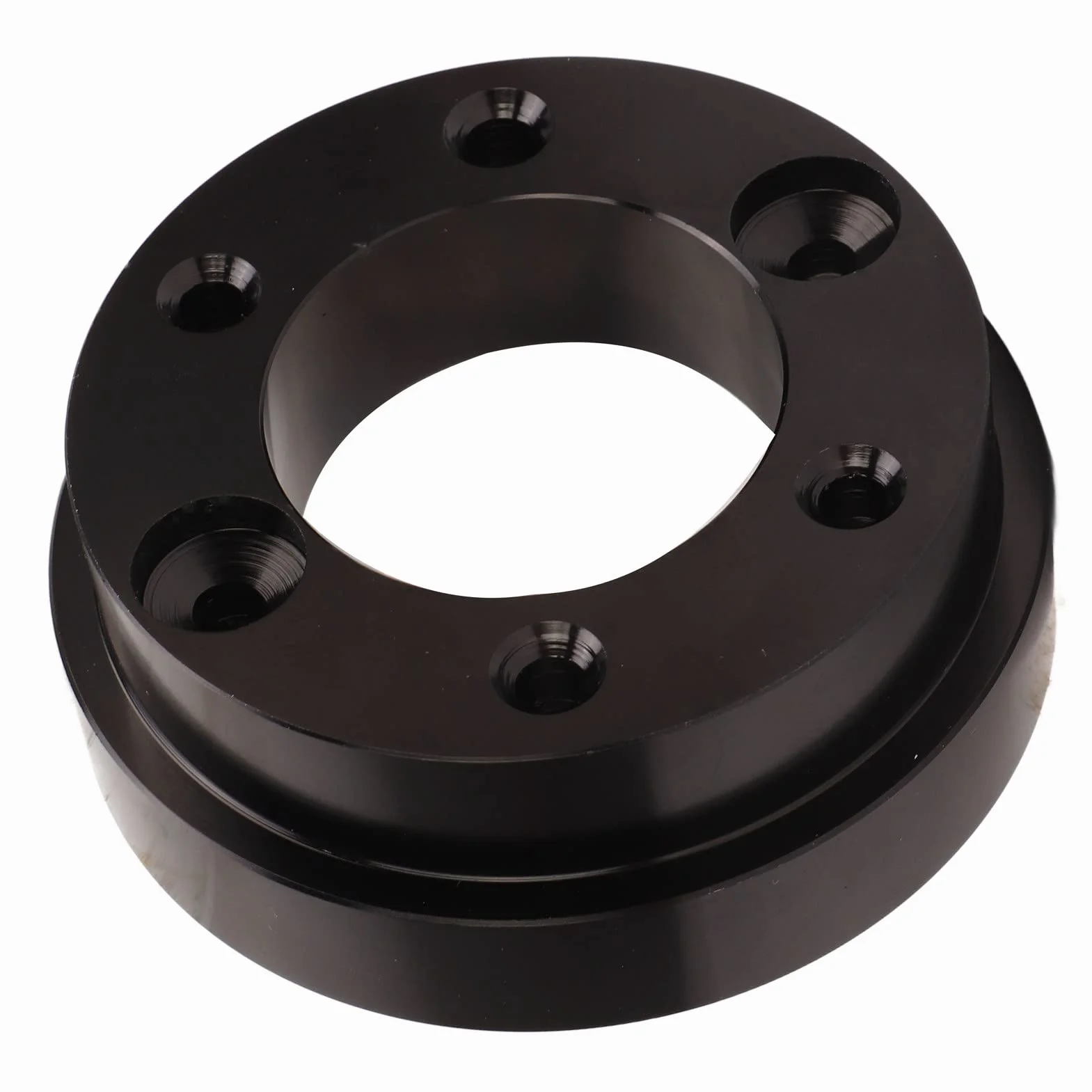 Adapter Piasty Kierownicy 70 Mm, Adapter Kierownicy ze Stopu Aluminium z 6 śrubami i 2 Kluczami Sześciokątnymi Montaż Samochodu CNC do G25 G27 G29 G920 13 14 Cali, Zestaw Szybkiego